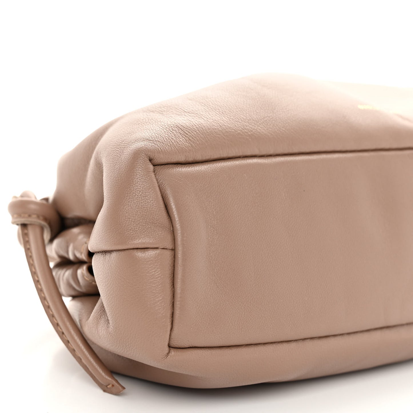 Lambskin Cloud Mini Clutch Biscotto