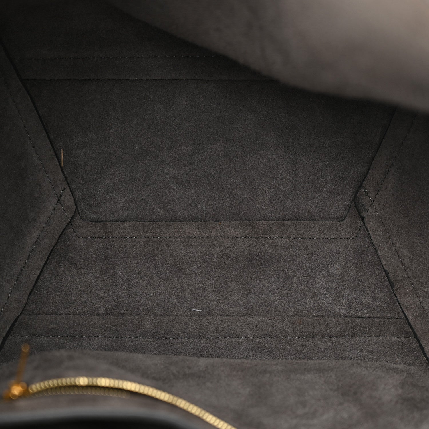 Celine Soft Grained Calfskin Sangle Bucket Bag Grey 5 of 14