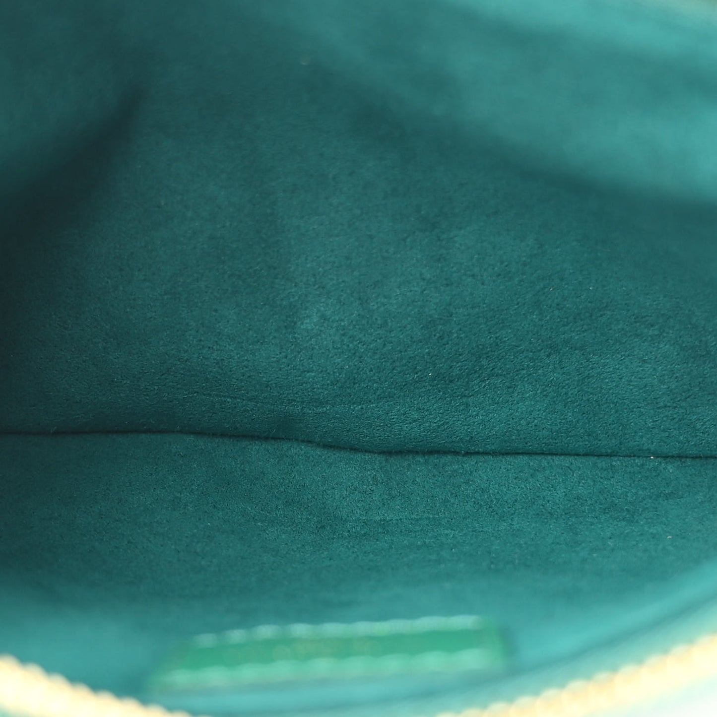 Lambskin Embossed Monogram Coussin BB Emeraude