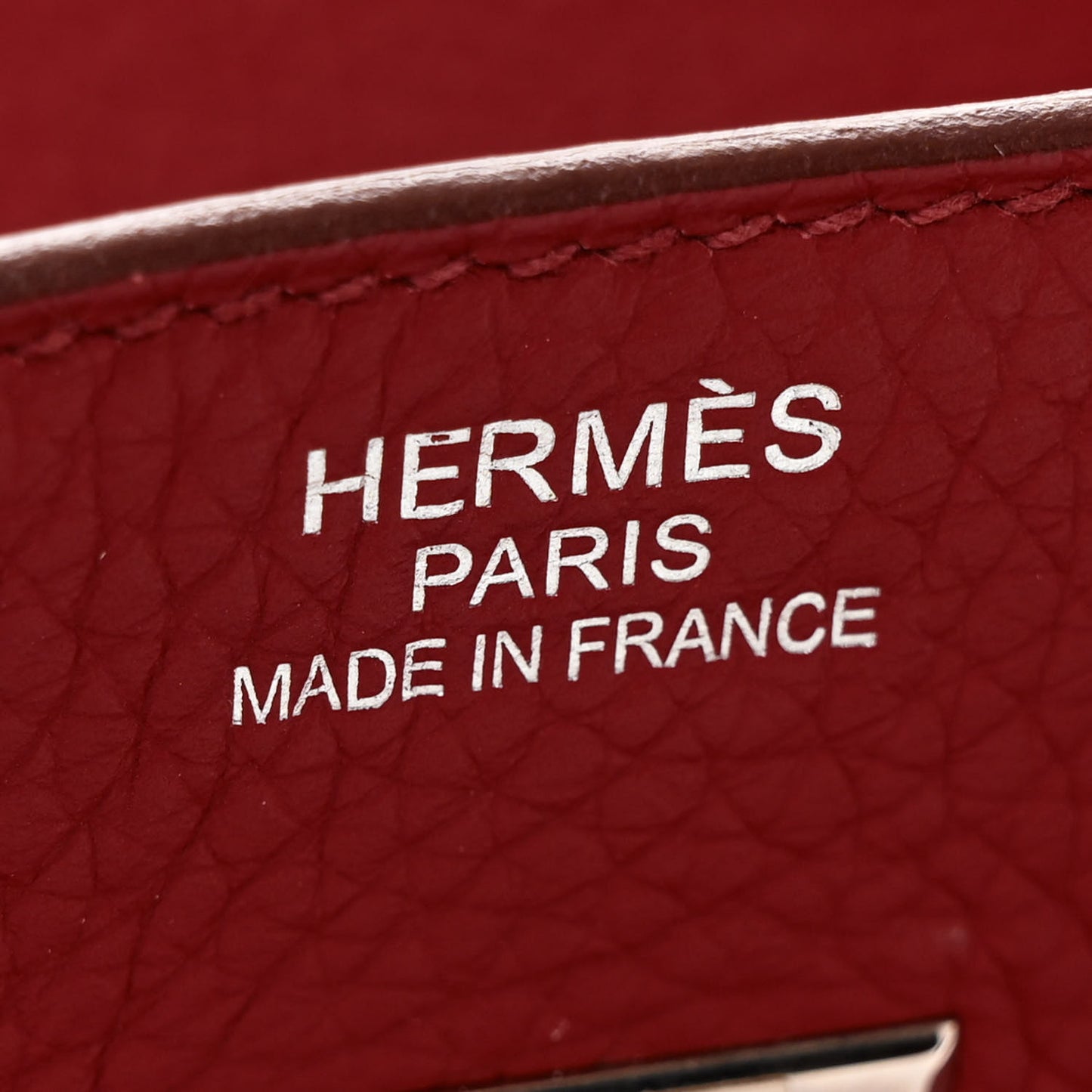 Togo Birkin 35 Rouge Garance