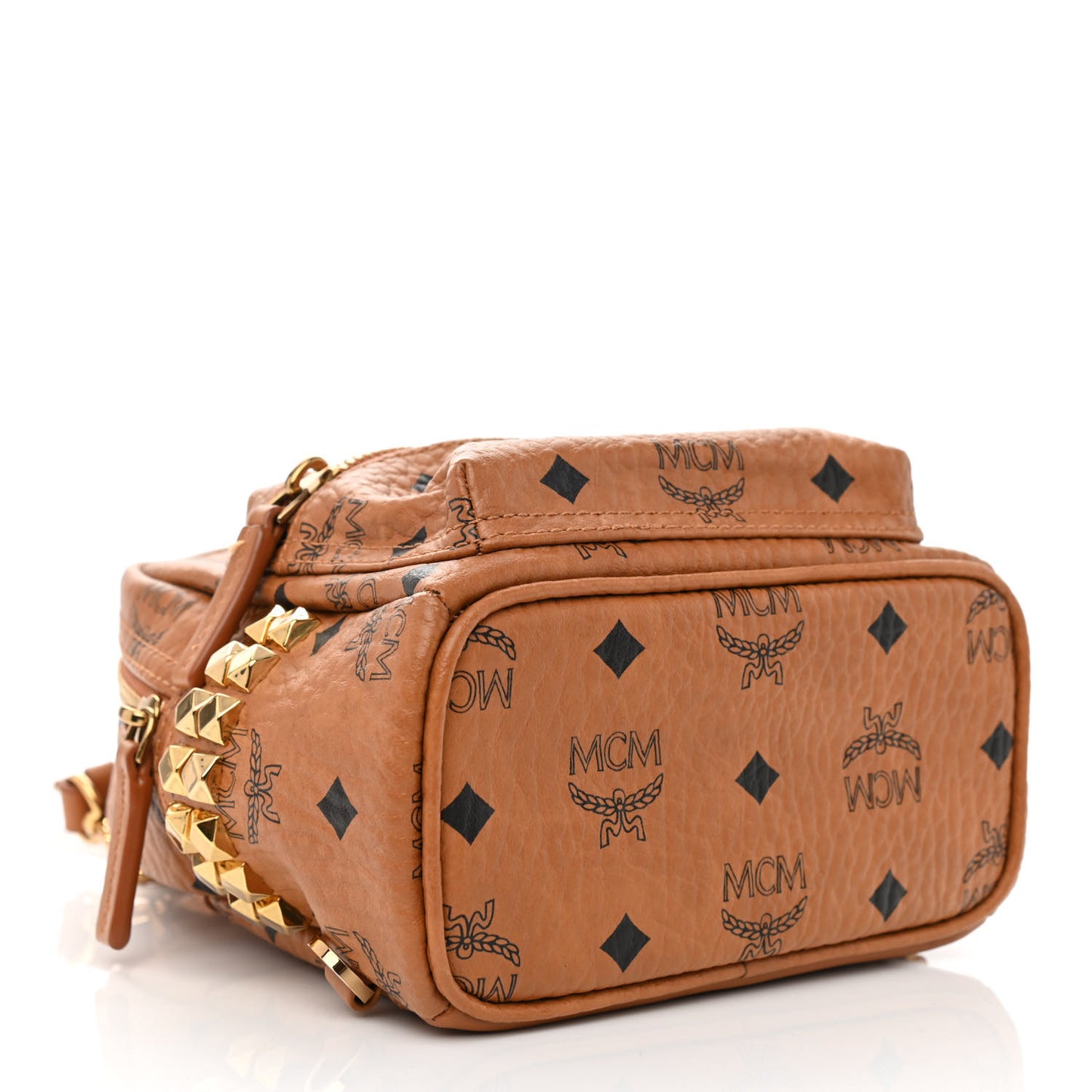 Visetos Side Stud X-Mini Stark Backpack Cognac