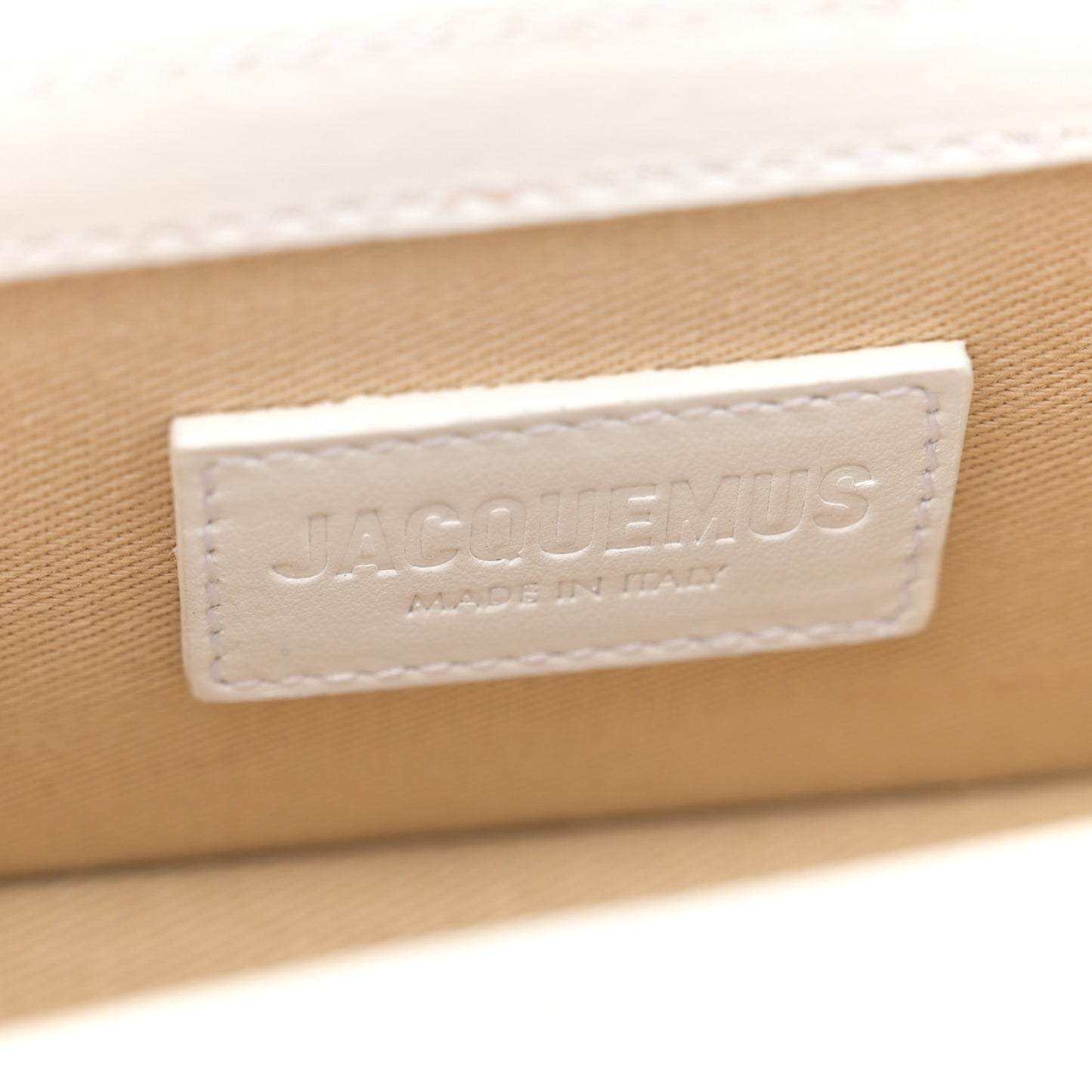 Smooth Calfskin Le Chiquito White
