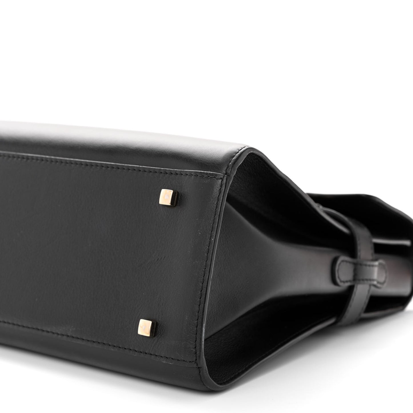 Calfskin GM Tempete Satchel Black