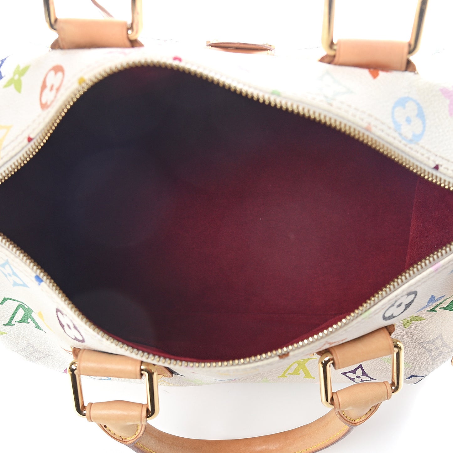 Monogram Multicolor Speedy 30 White