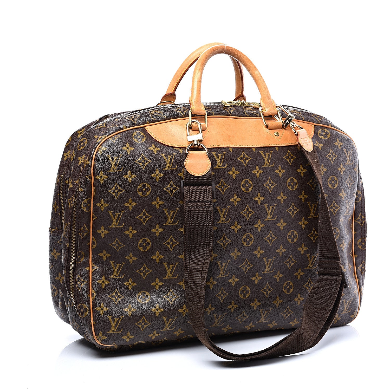 Louis Vuitton Monogram Alize 2 Compartment Luggage Travel Bag 2 of 15