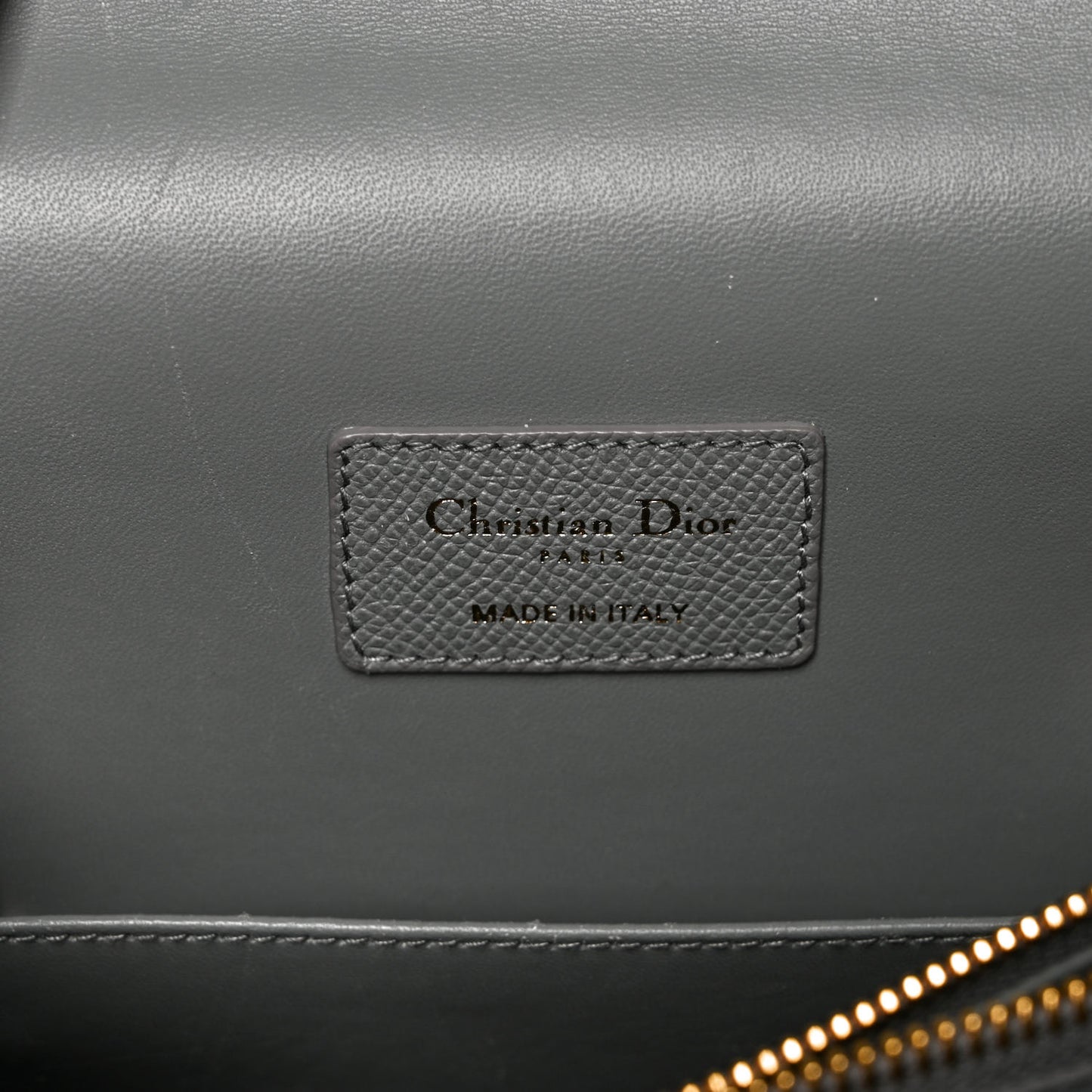 Grained Calfskin Large St. Honore Tote Grey
