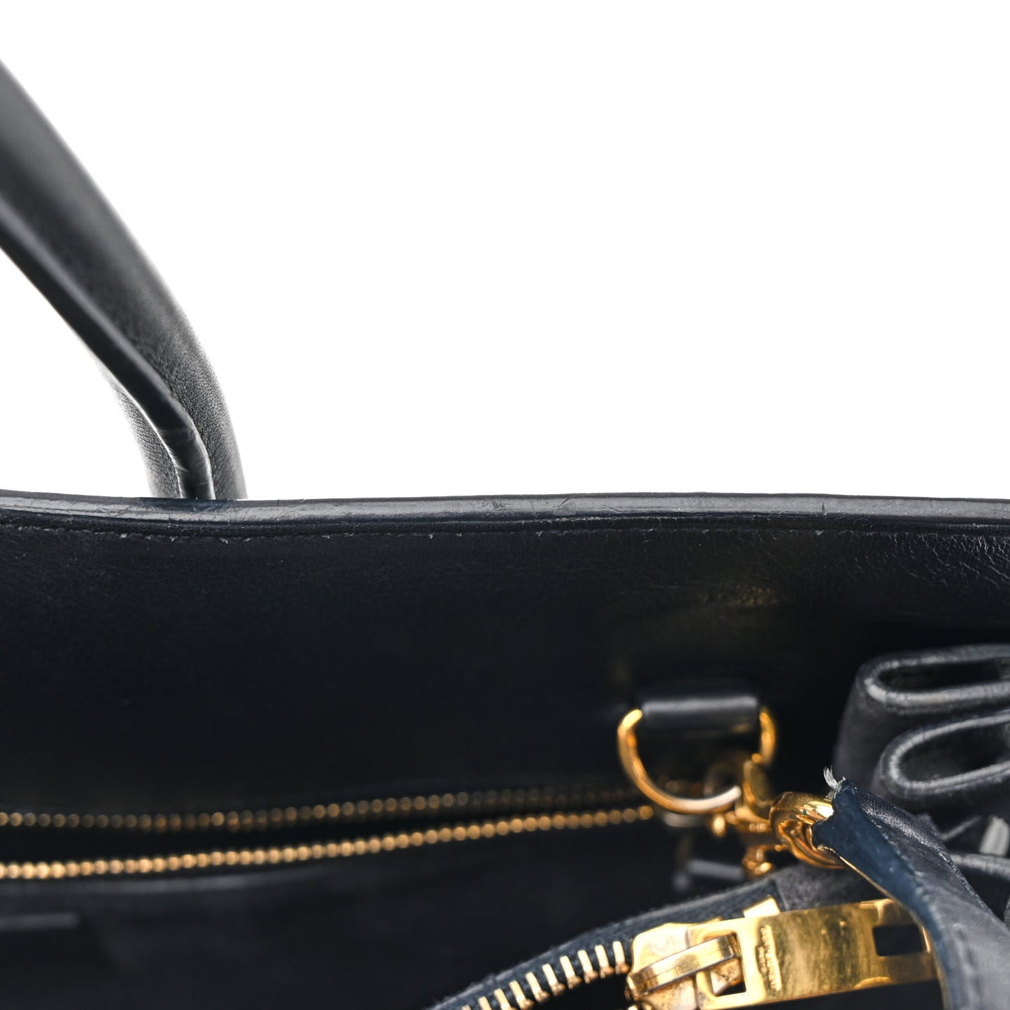 Calfskin Small Sac De Jour Navy