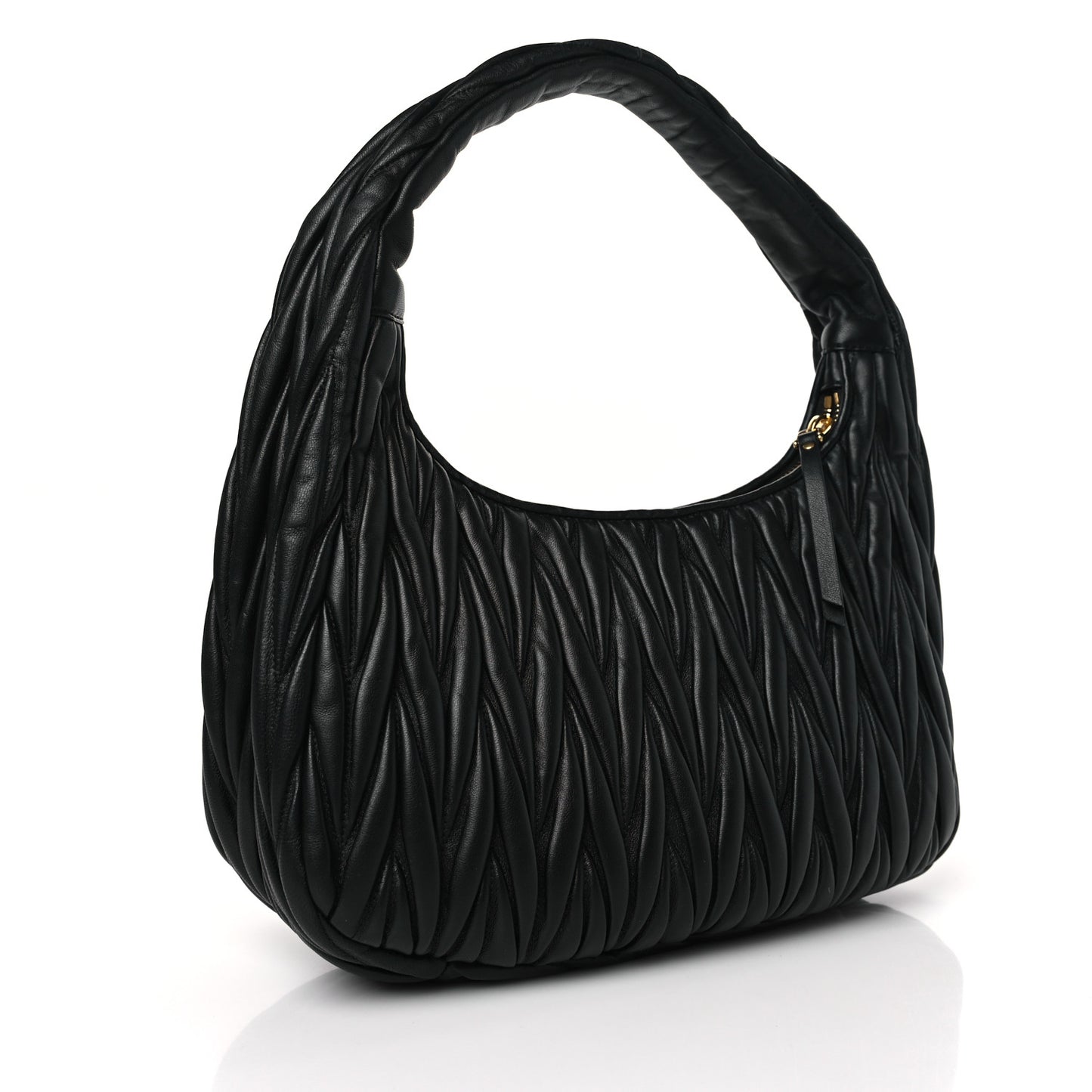 Nappa Matelasse Wander Large Hobo Black