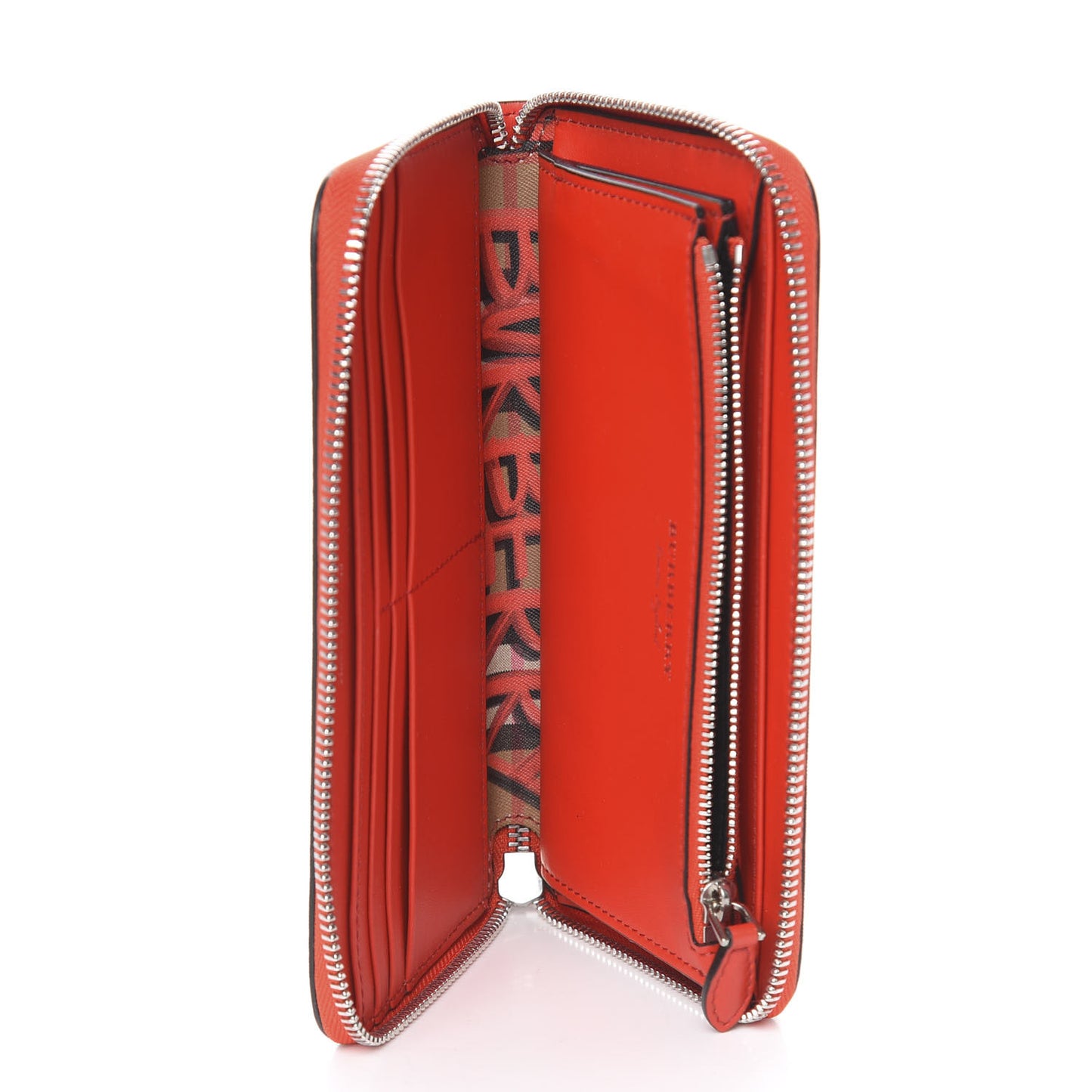 Haymarket Check Graffiti Print Zip Around Wallet Red