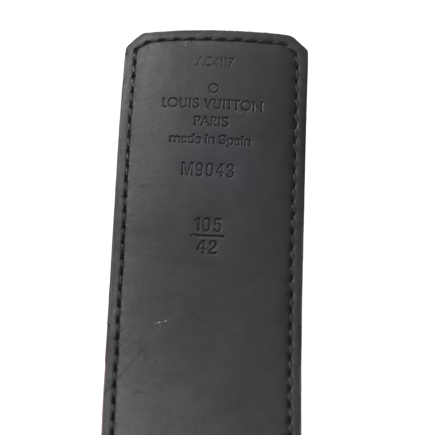 Monogram Eclipse Taigarama 40mm LV Initiales Reversible Belt 105 42 Black