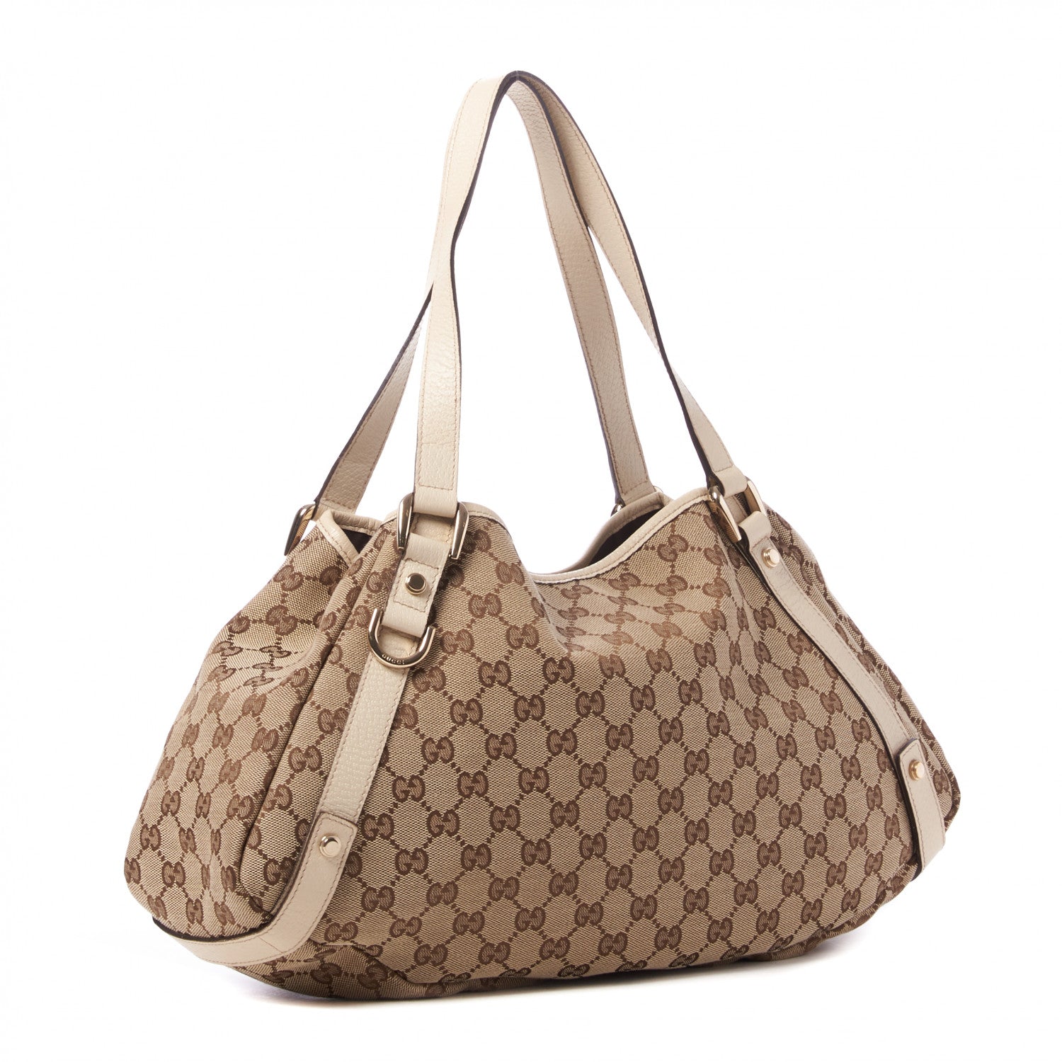 Gucci Monogram Medium Abbey Shoulder Bag Off White 2 of 7