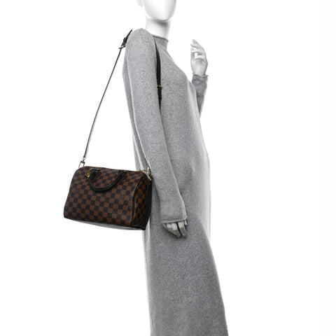 Damier Ebene Speedy Bandouliere 25