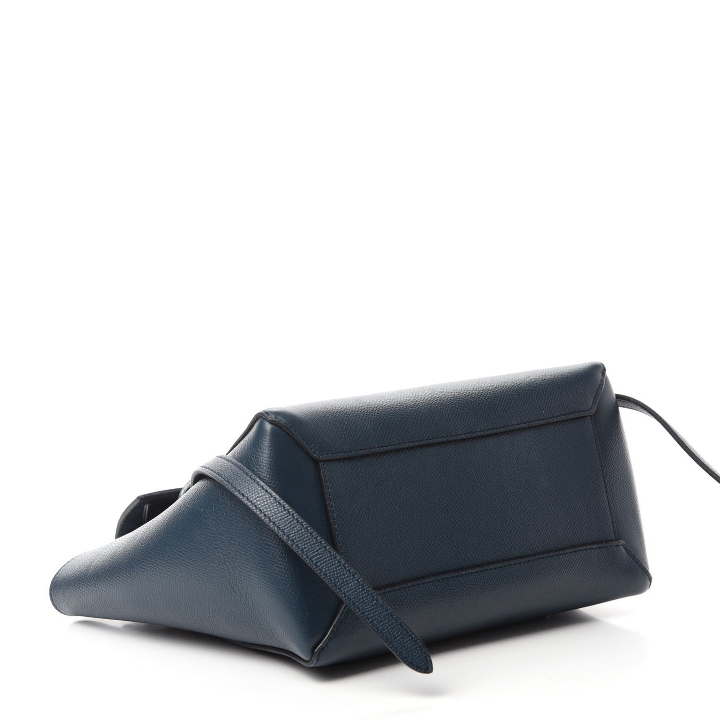 Baby Grained Calfskin Micro Belt Bag Abyss Blue