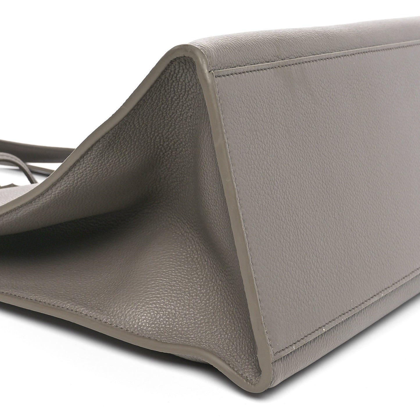 Grained Calfskin Cabas 16 Bag Smokey Taupe
