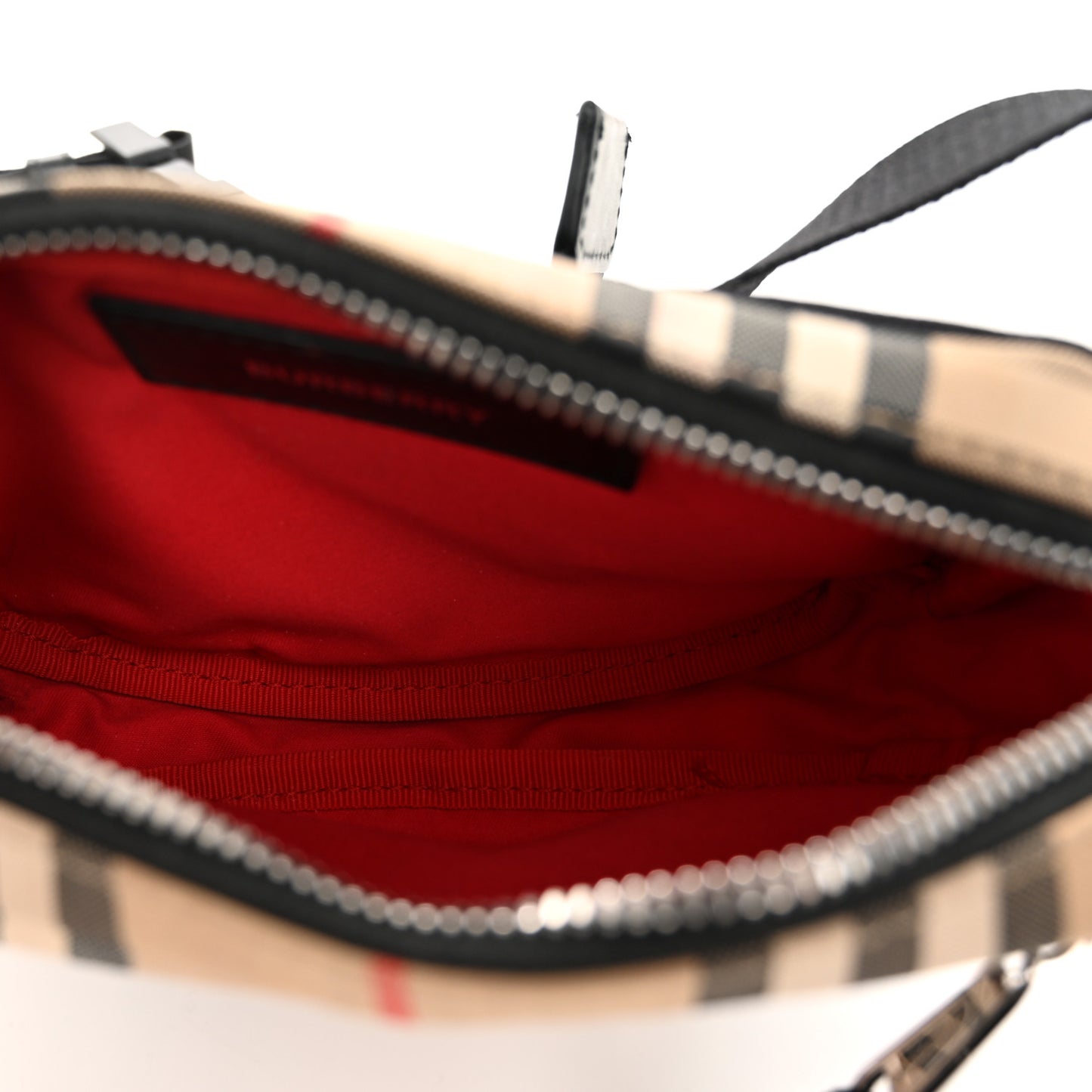 Nylon Vintage Check Small Cannon Bum Bag Archive Beige
