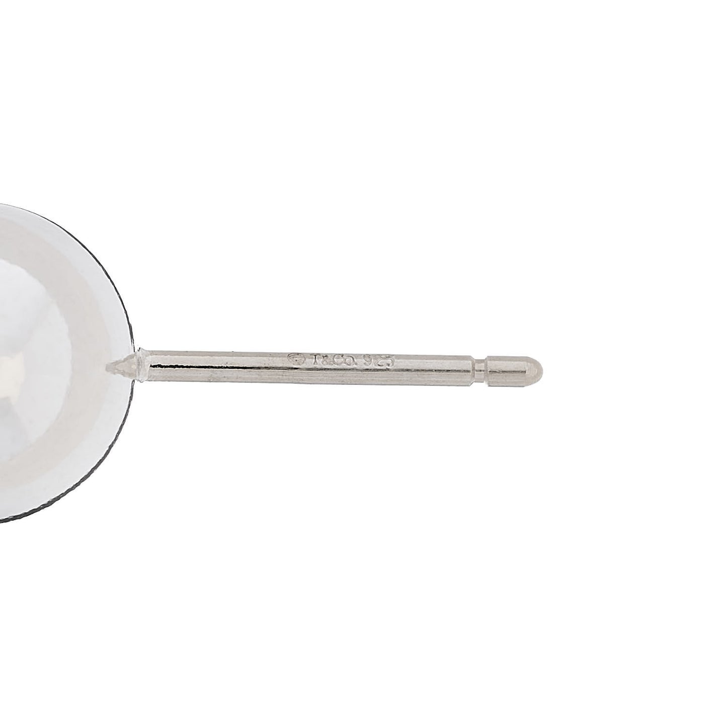 Sterling Silver 8mm Hardwear Ball Earrings