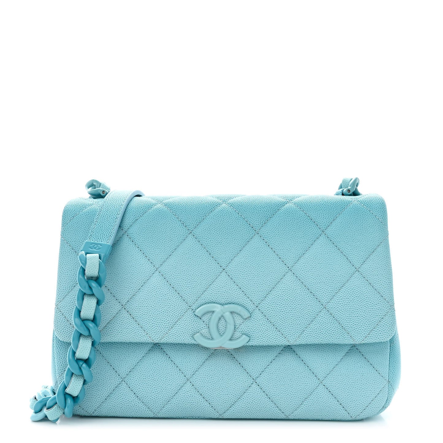 Caviar Quilted My Everything Flap Blue