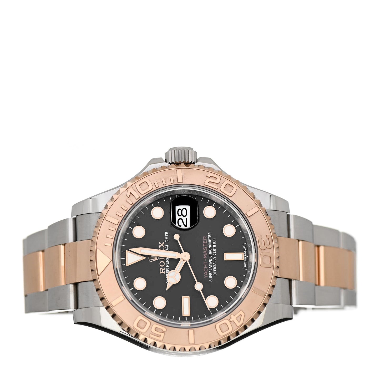 Stainless Steel 18K Everose Gold 40mm Yacht-Master Watch Black 116621