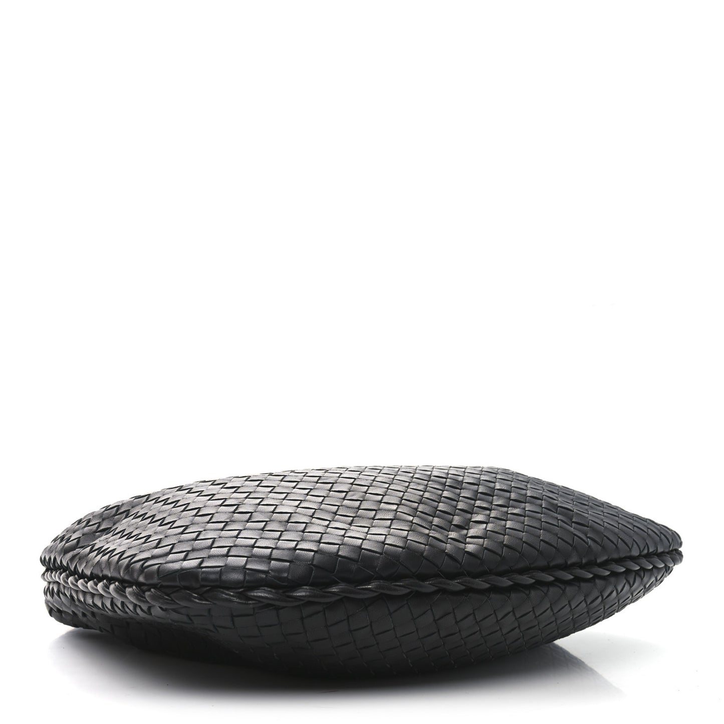 Nappa Intrecciato Medium Veneta Hobo Black