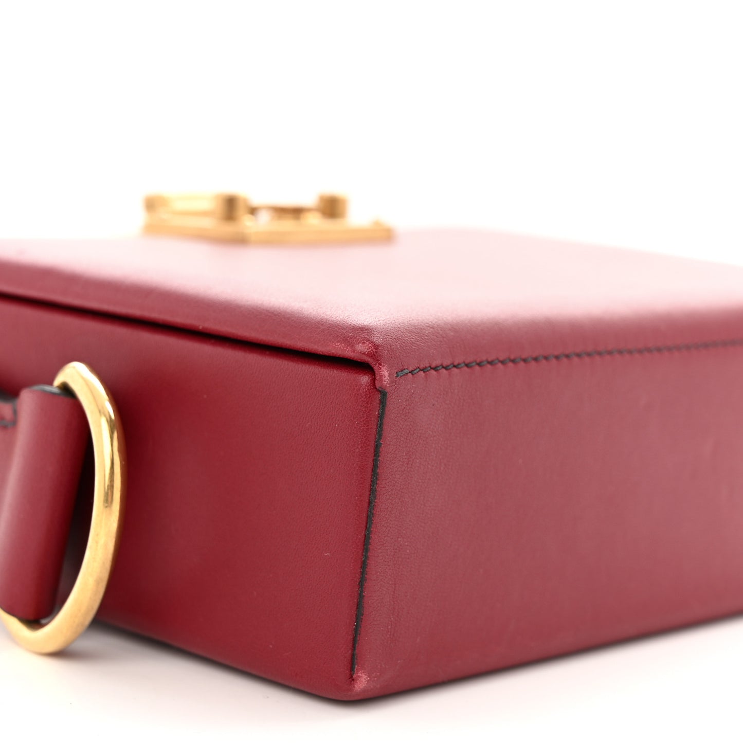 Lambskin Dioraddict Lockbox Red