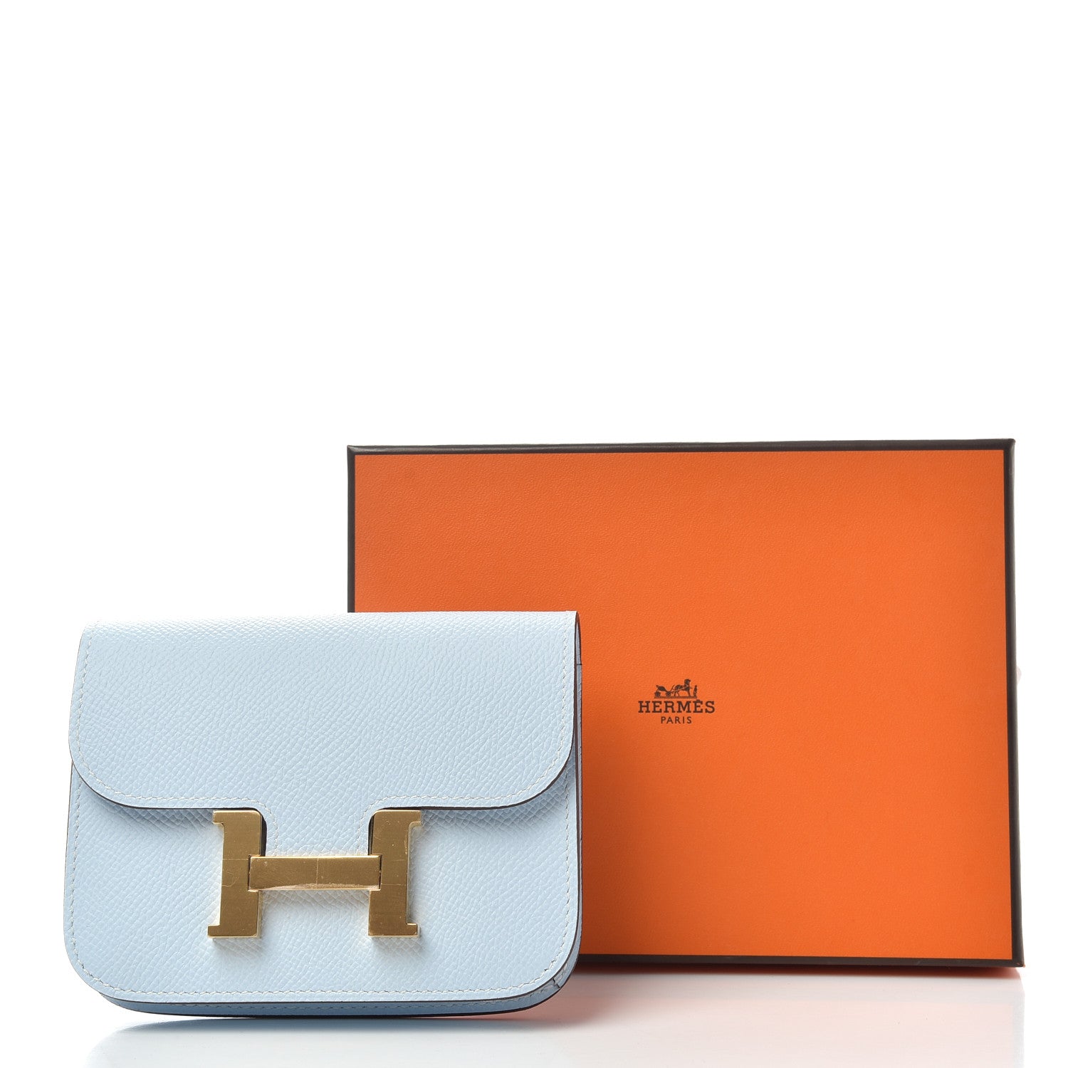 Hermes Epsom Constance Slim Wallet Bleu Brume 9 of 9