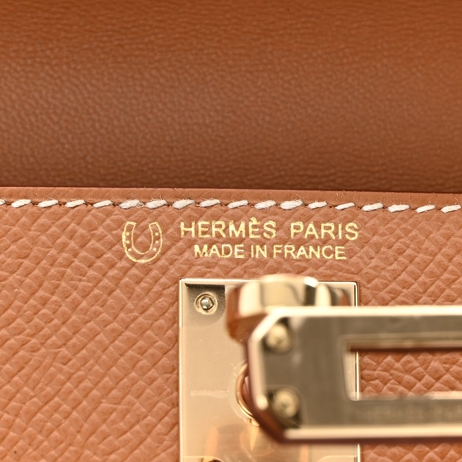 Hermes Epsom Horseshoe Mini Kelly Sellier 20 Gold 6 of 12