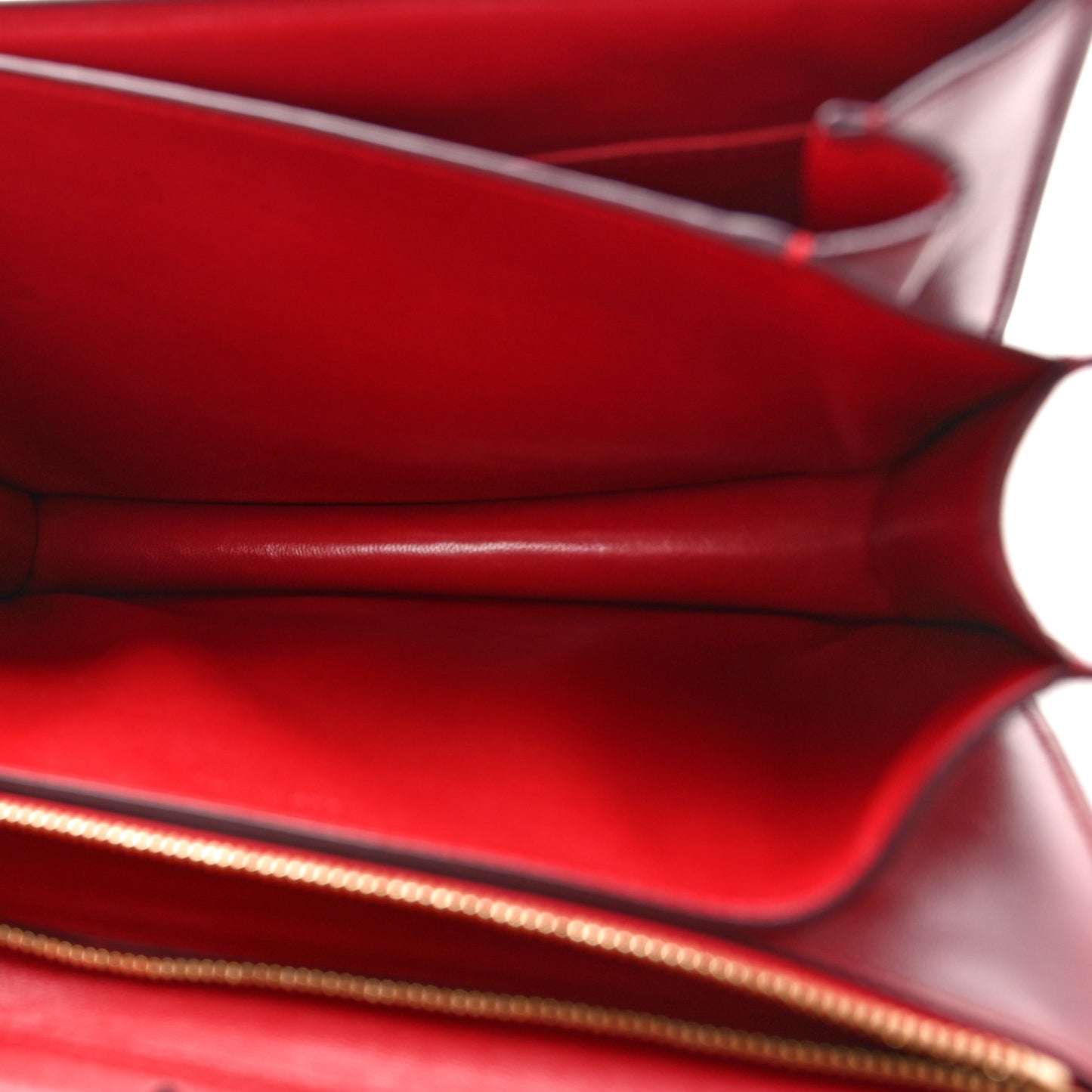 Box Calfskin Medium Classic Box Flap Bag Red