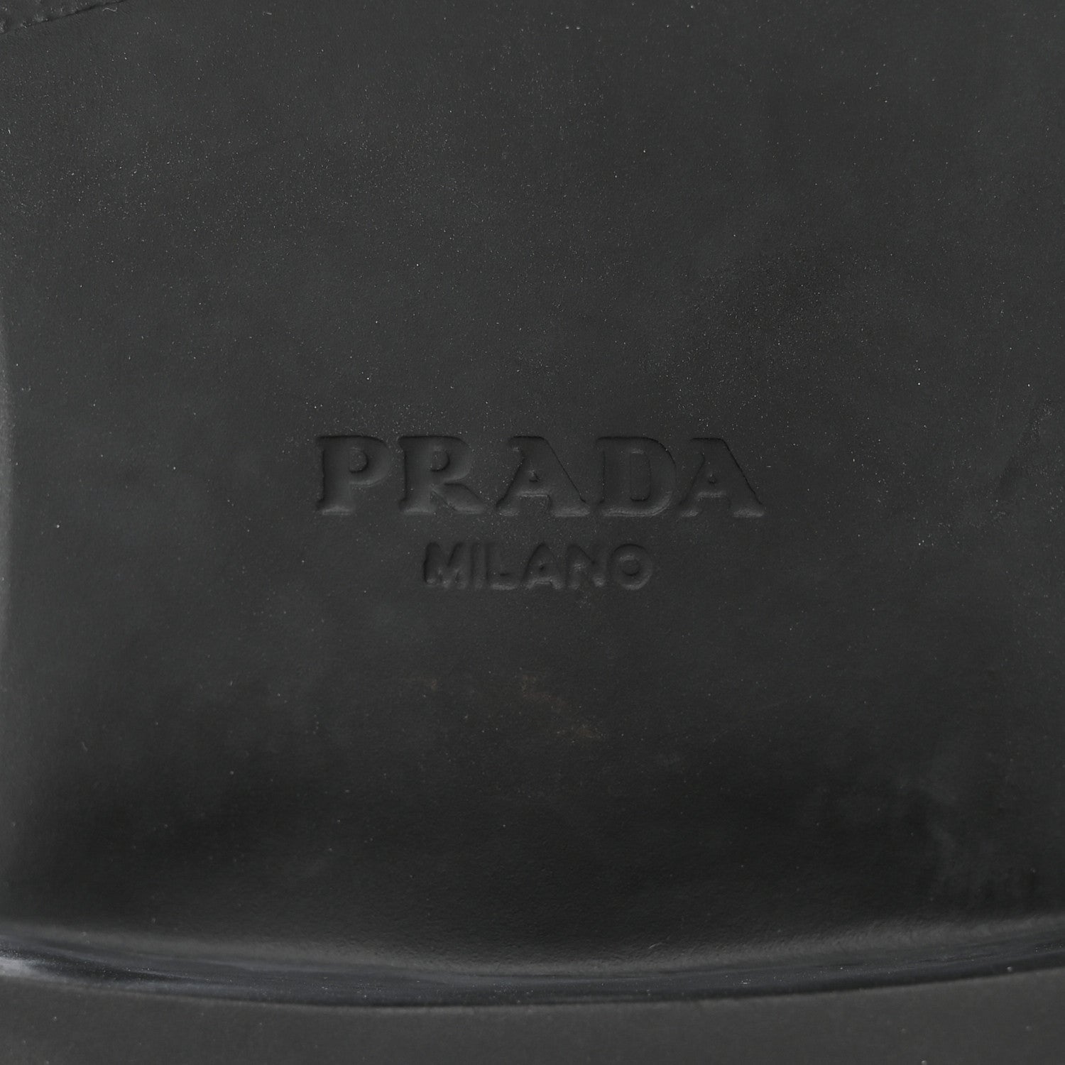 Prada Spazzolato Re-Nylon Metal Triangle Logo Womens 50mm Combat Boots 37 Blue 7 of 15