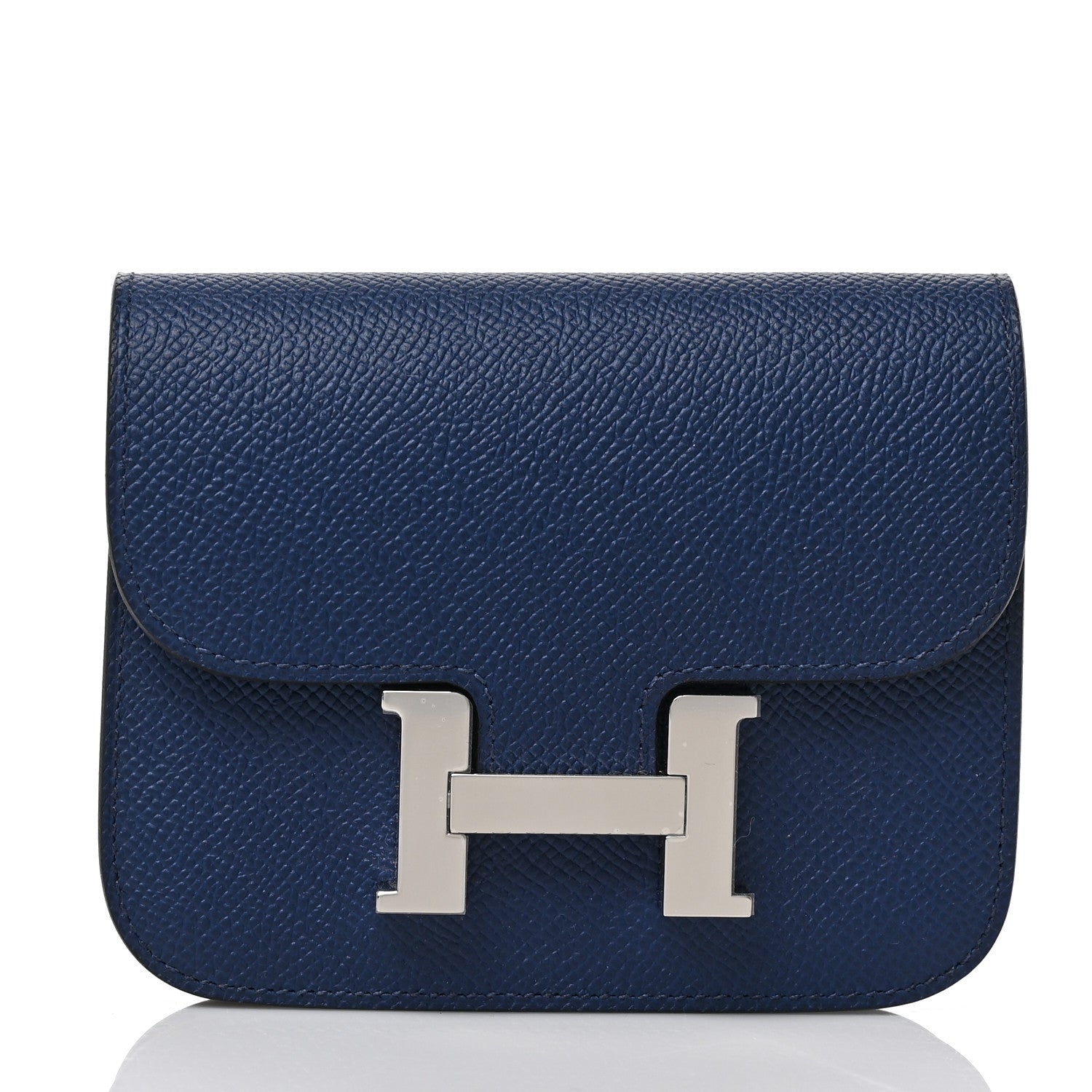 Hermes Epsom Constance Slim Wallet Bleu Saphir 3 of 7