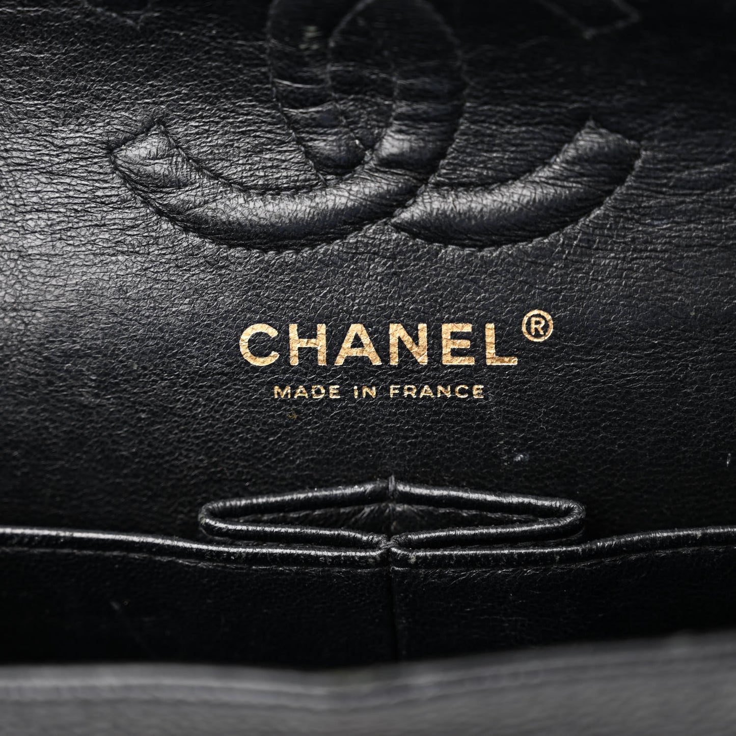 Caviar Quilted Small Double Flap Black