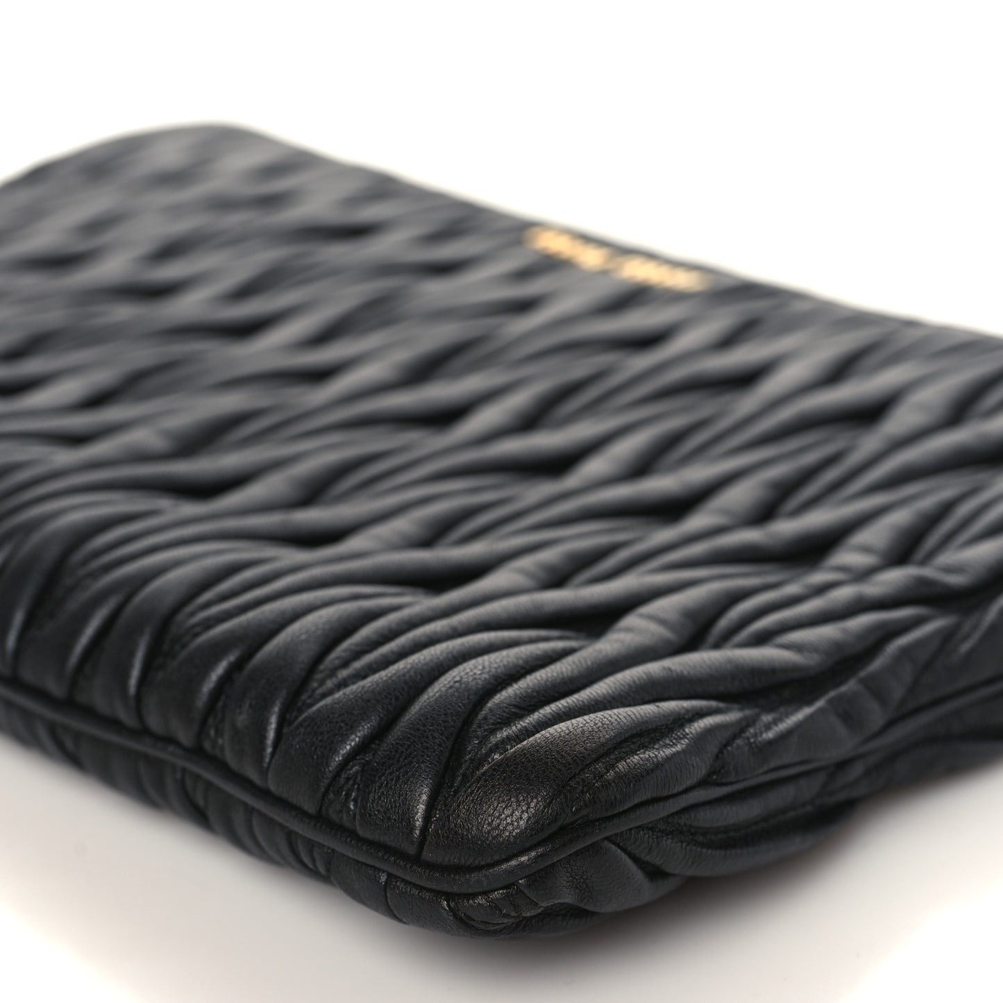 Nappa Matelasse Clutch Black