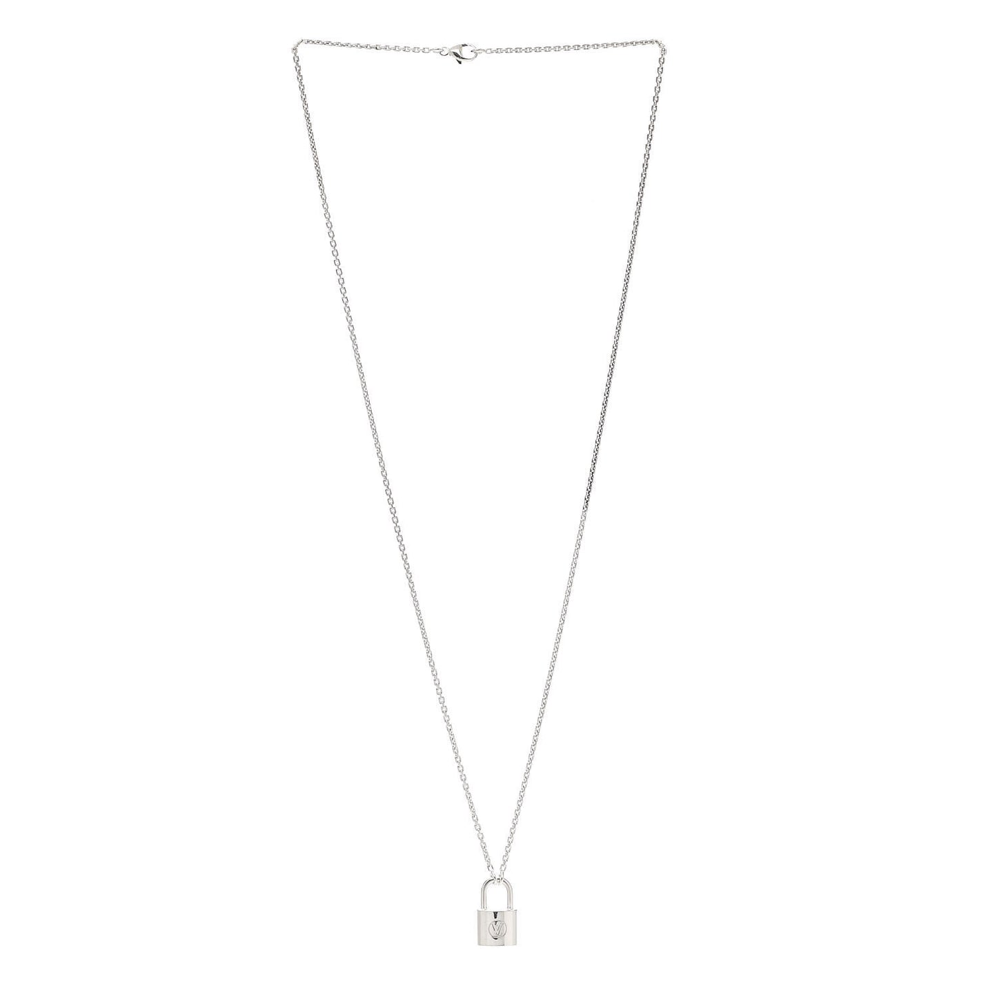 Sterling Silver Lockit Necklace