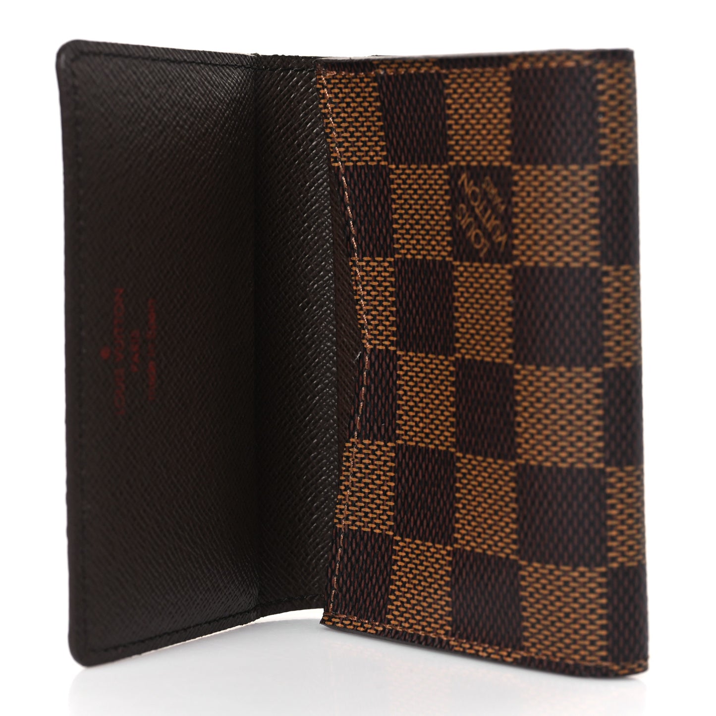 Damier Ebene Business Card Holder