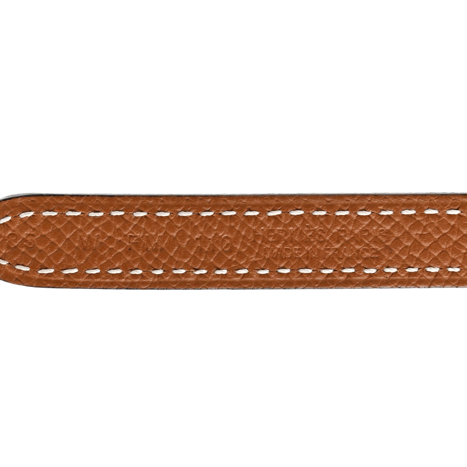 Hermes Epsom Swift Carrousel 13mm Belt 85 Gold Black 5 of 6