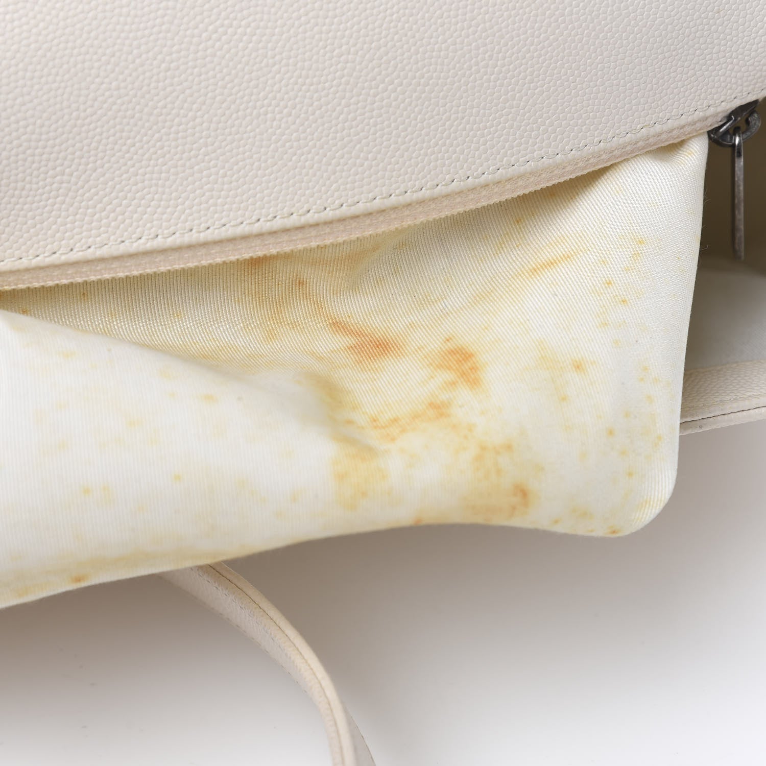 Chanel Caviar Quilted Medium Boy Flap Ivory 15 of 18