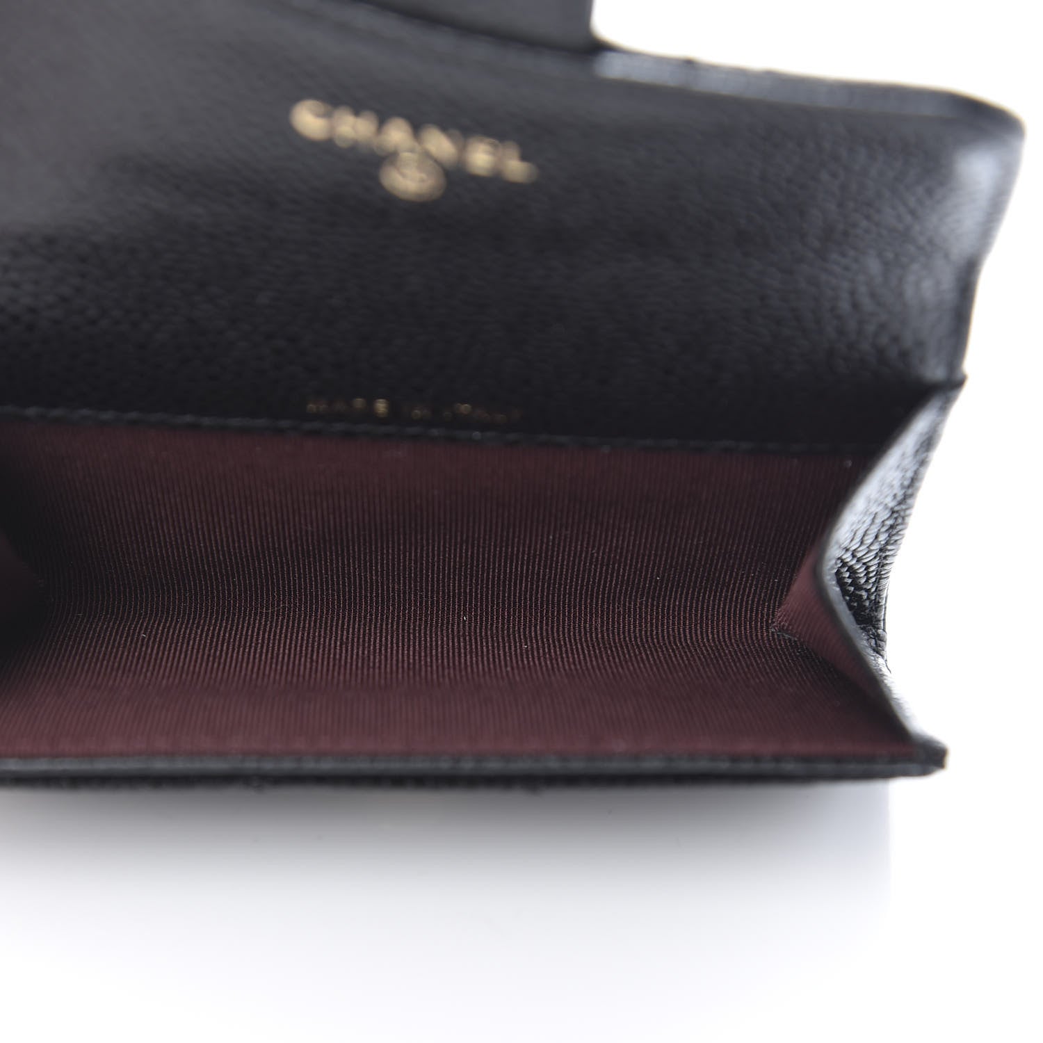 Chanel Caviar Quilted Flap Card Holder Black 5 of 9