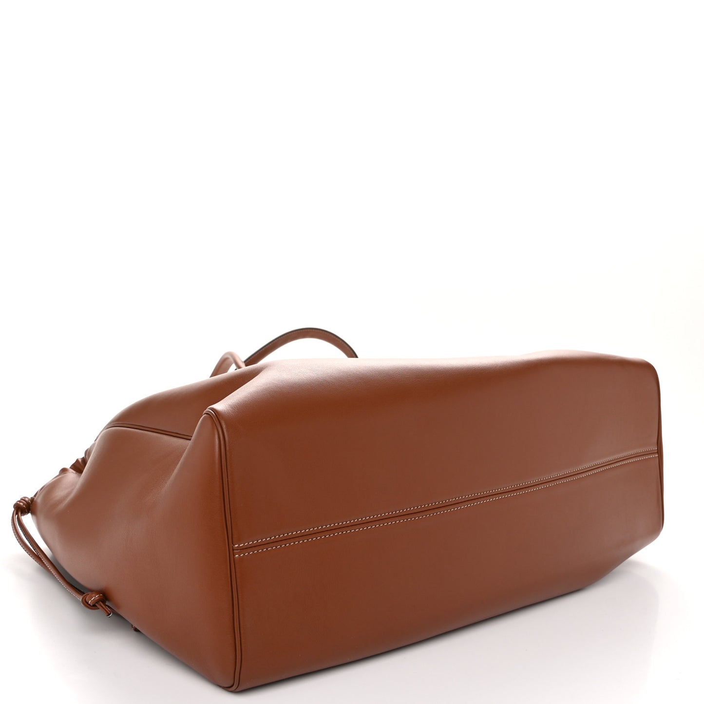 Smooth Calfskin Cuir Triomphe Cabas Drawstring Tan