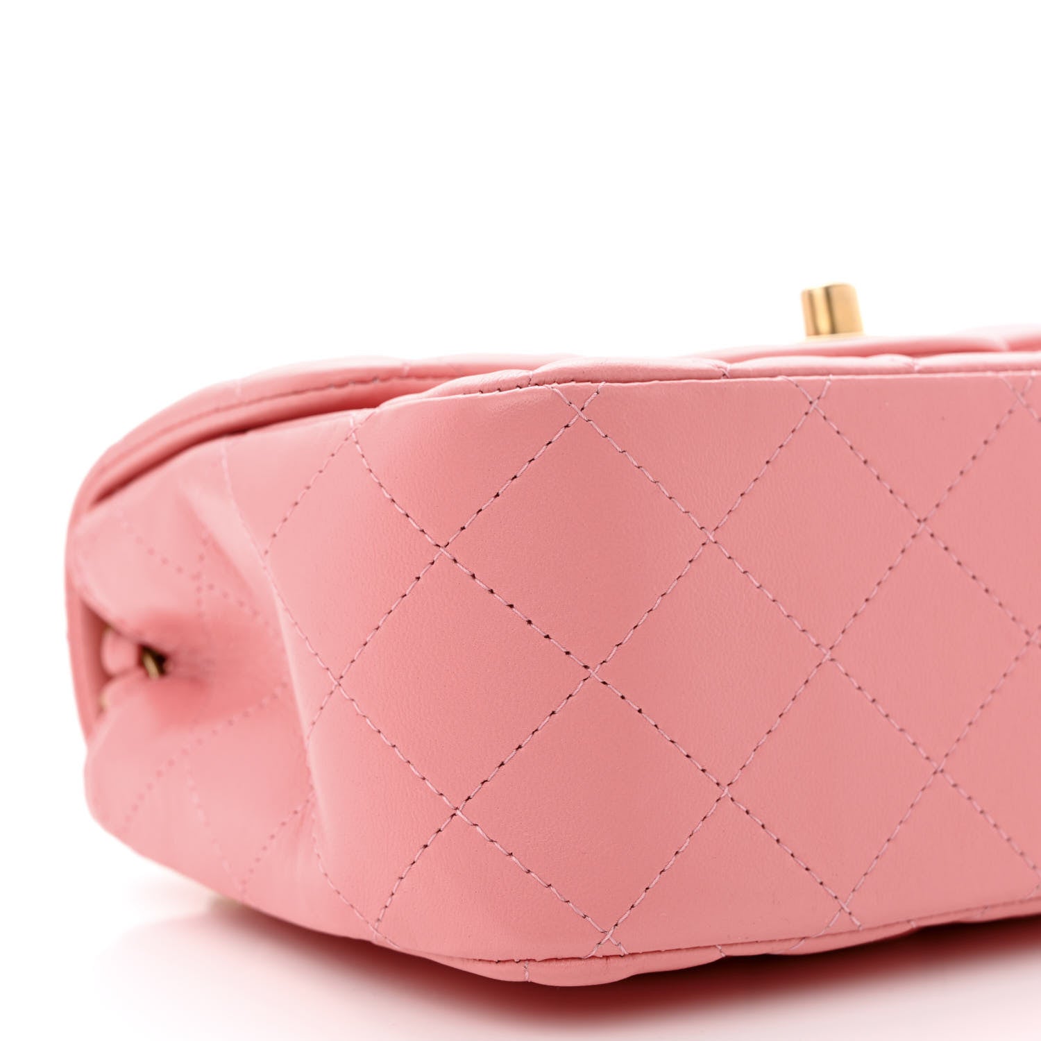 Chanel Lambskin Quilted Mini Square Flap Pink 9 of 11