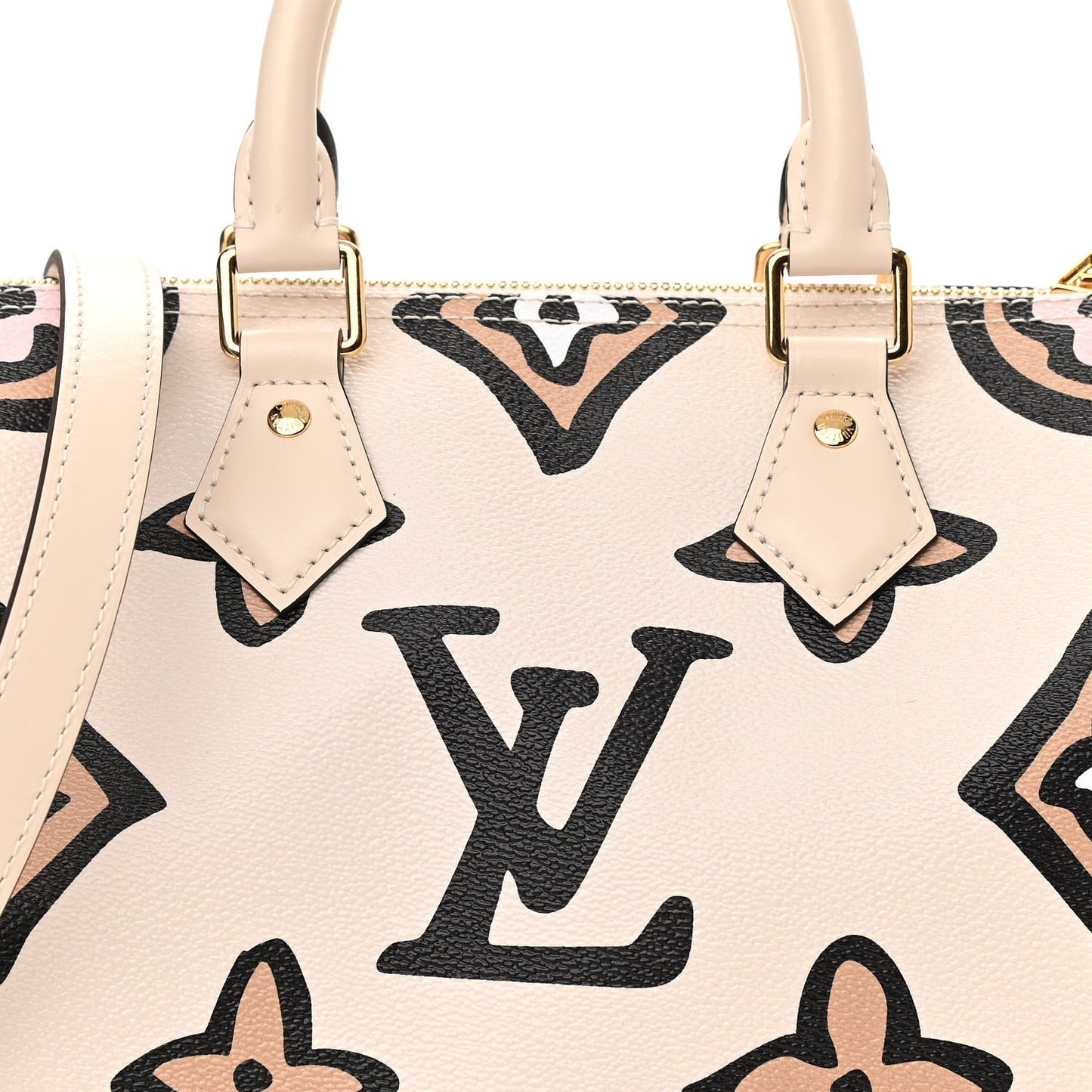 Monogram Giant Wild At Heart Speedy Bandouliere 25 Creme