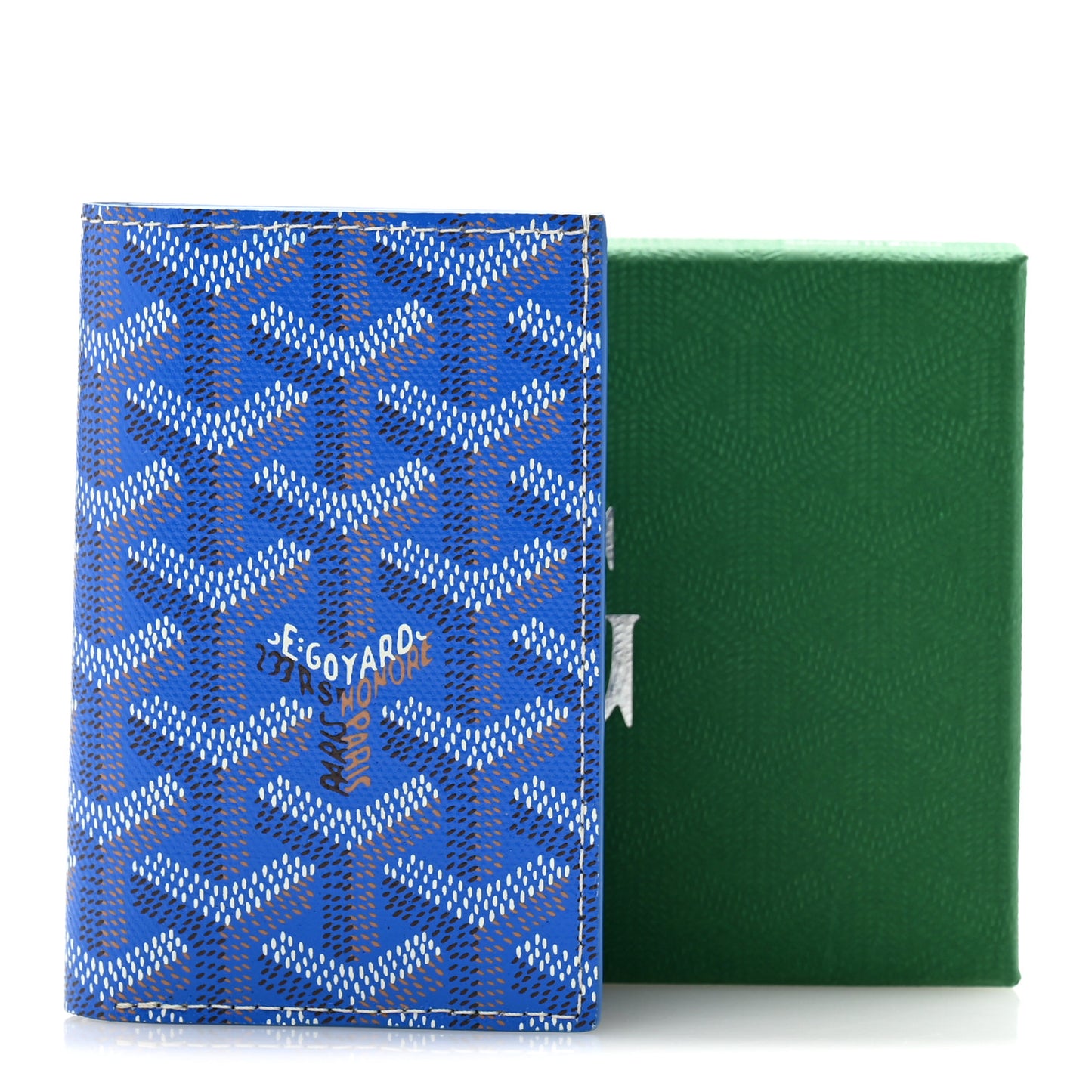 Goyardine Saint Pierre Card Holder Blue