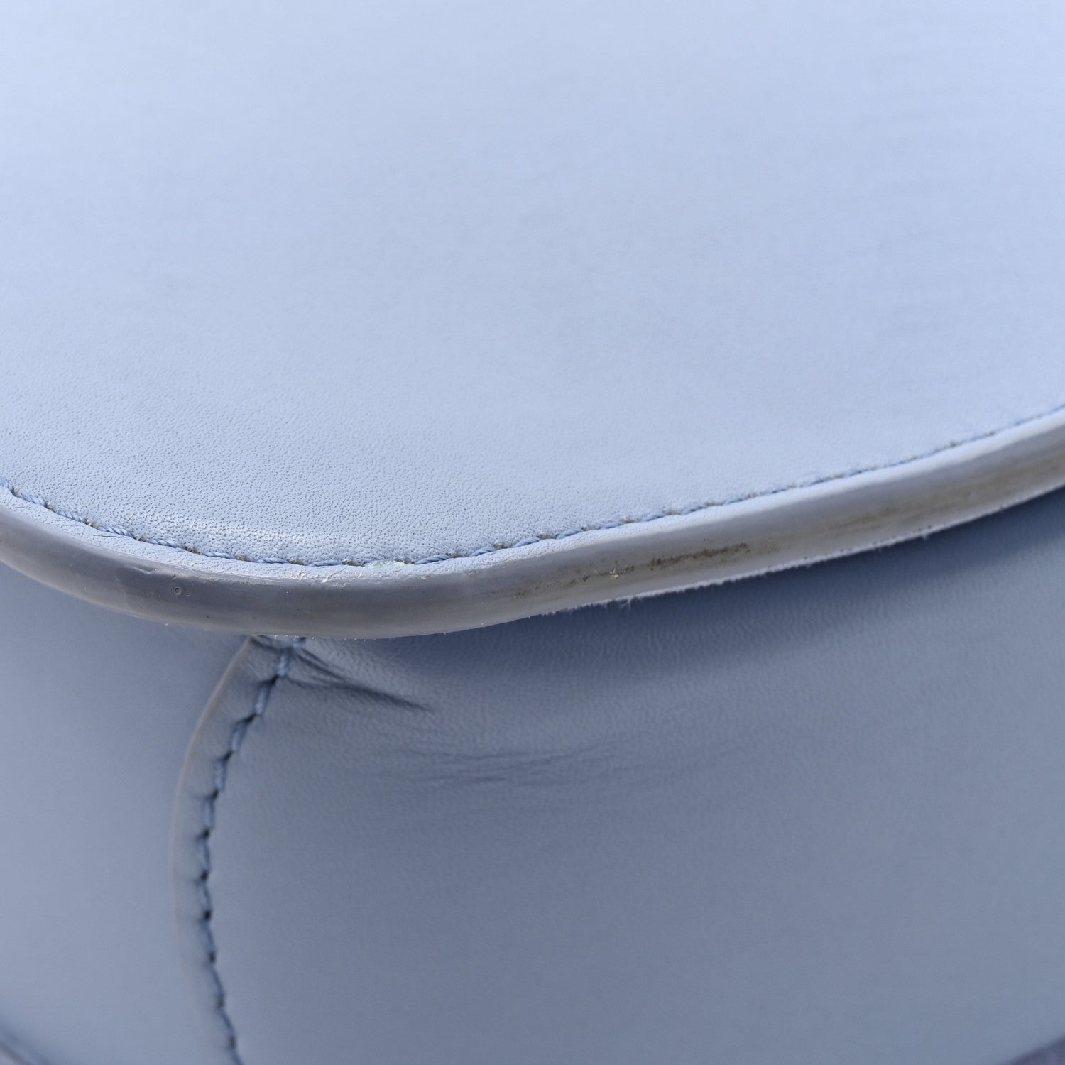 Loro Piana Calfskin Artemis Shoulder Bag Blue 15 of 19