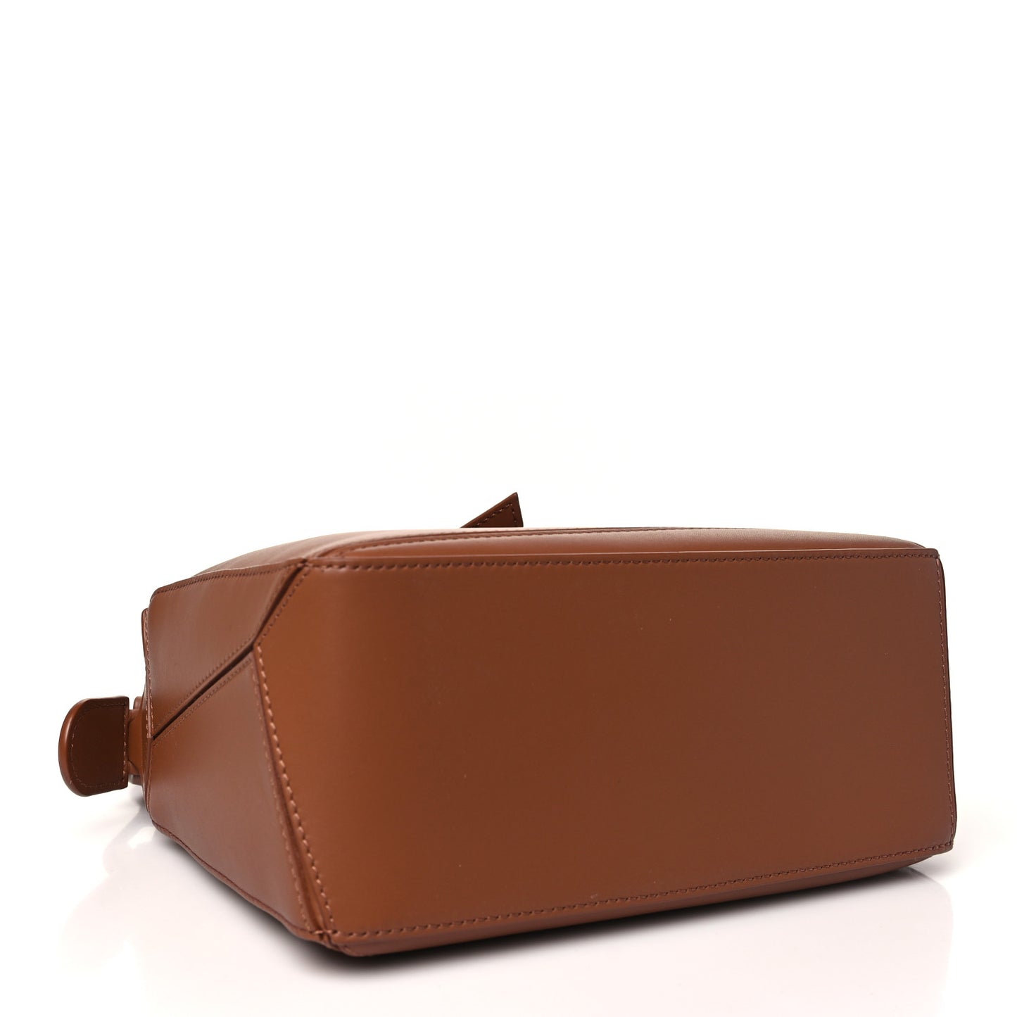 Satin Calfskin Small Puzzle Bag Pecan