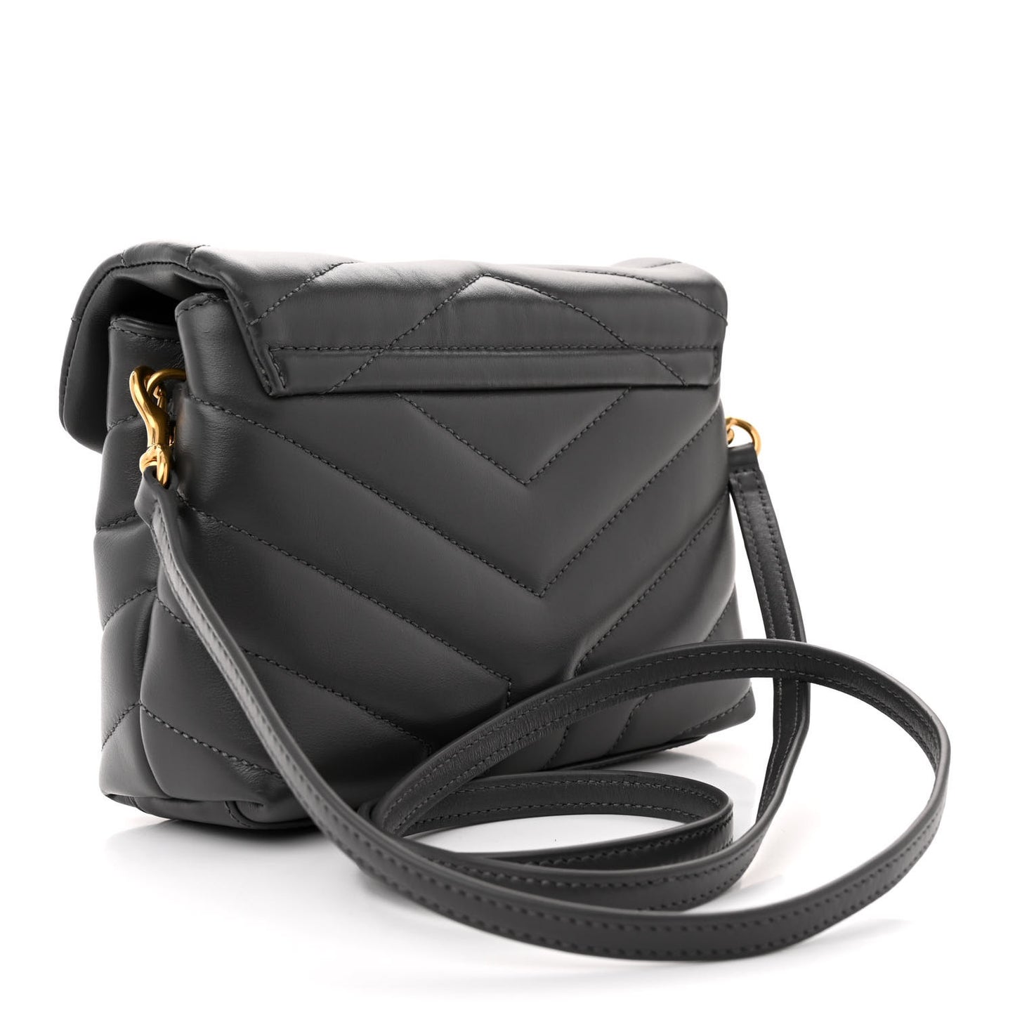 Calfskin Y Quilted Monogram Toy Loulou Crossbody Bag Storm
