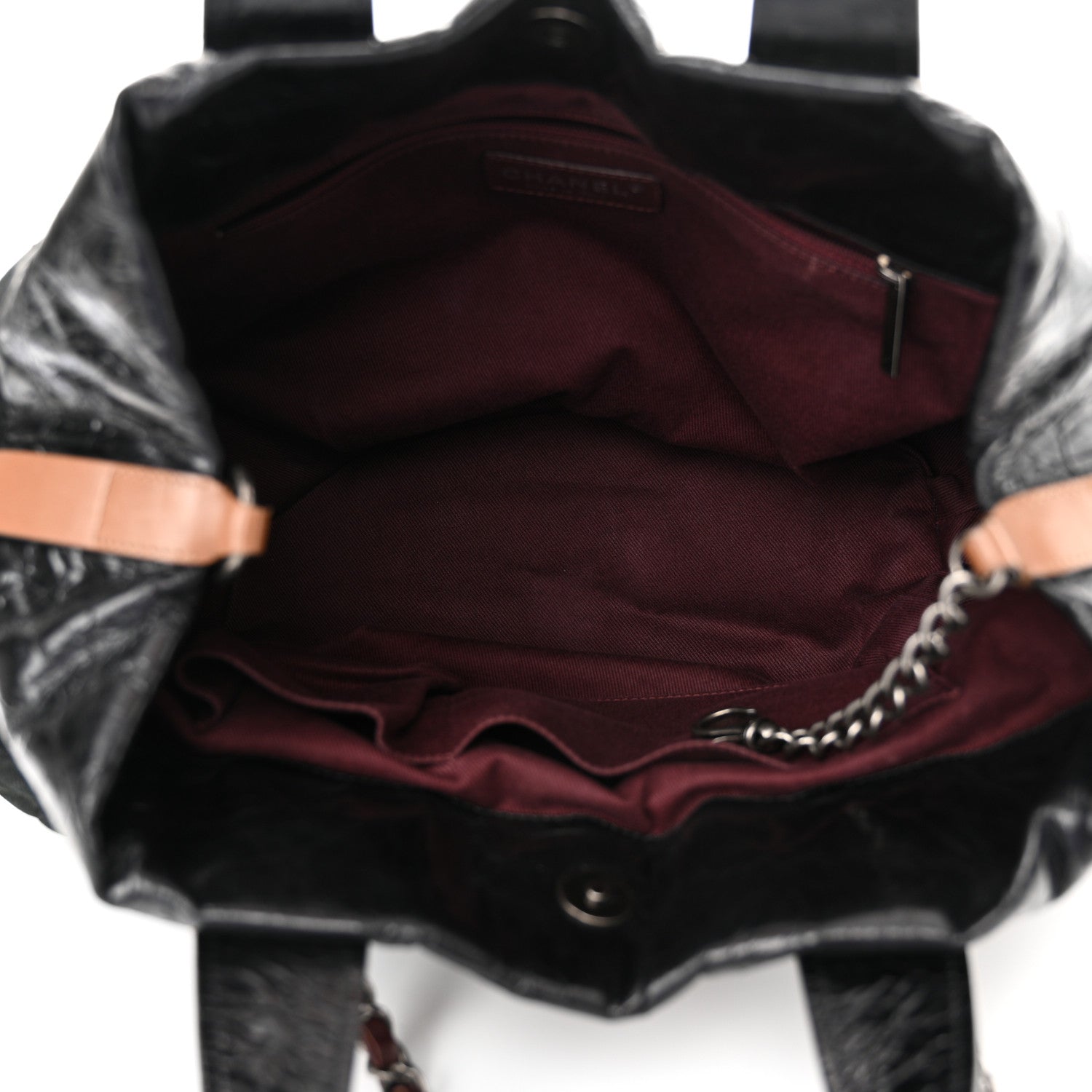 Chanel Iridescent Calfskin Small In The Mix Tote Black 5 of 14