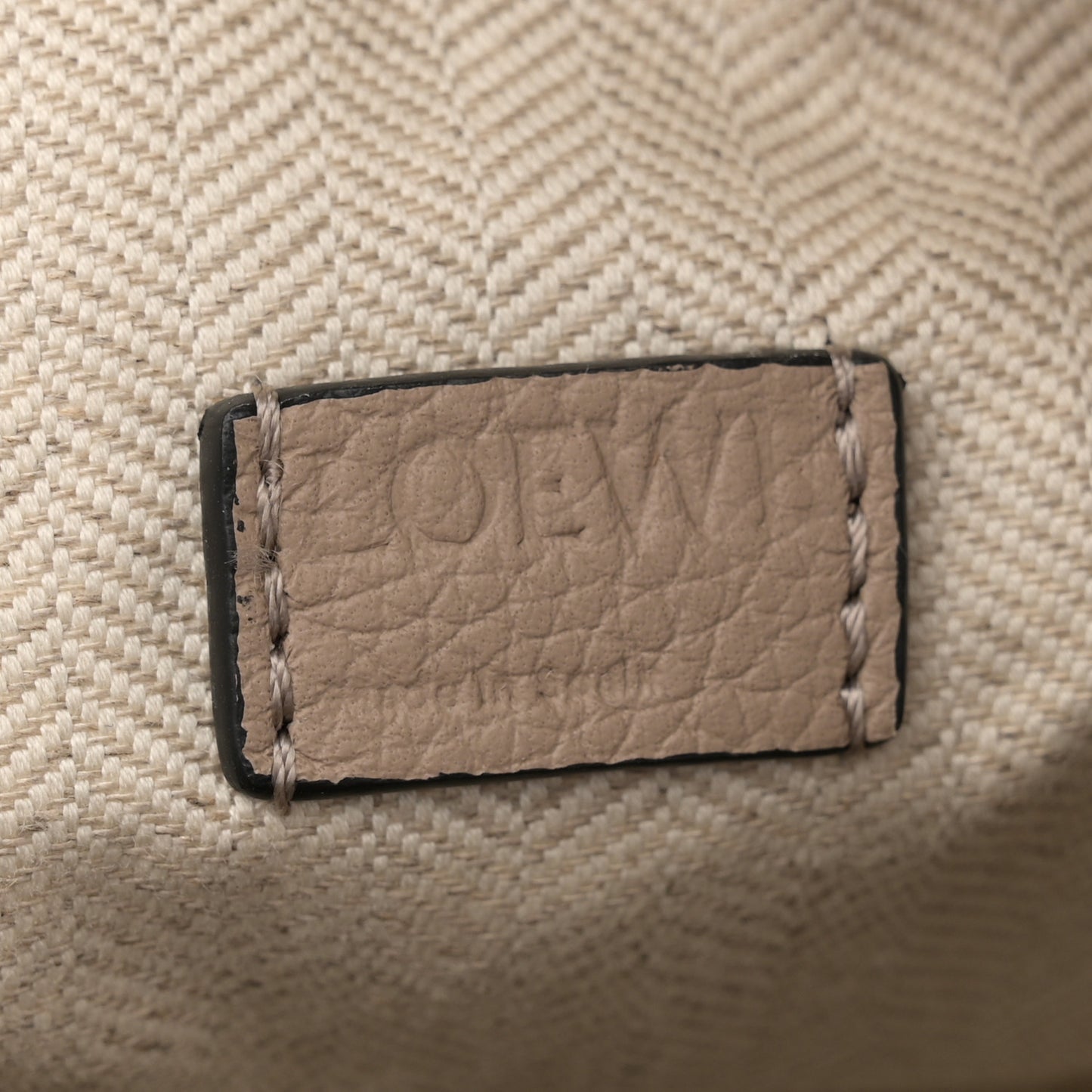 Calfskin Mini Puzzle Bag Sand