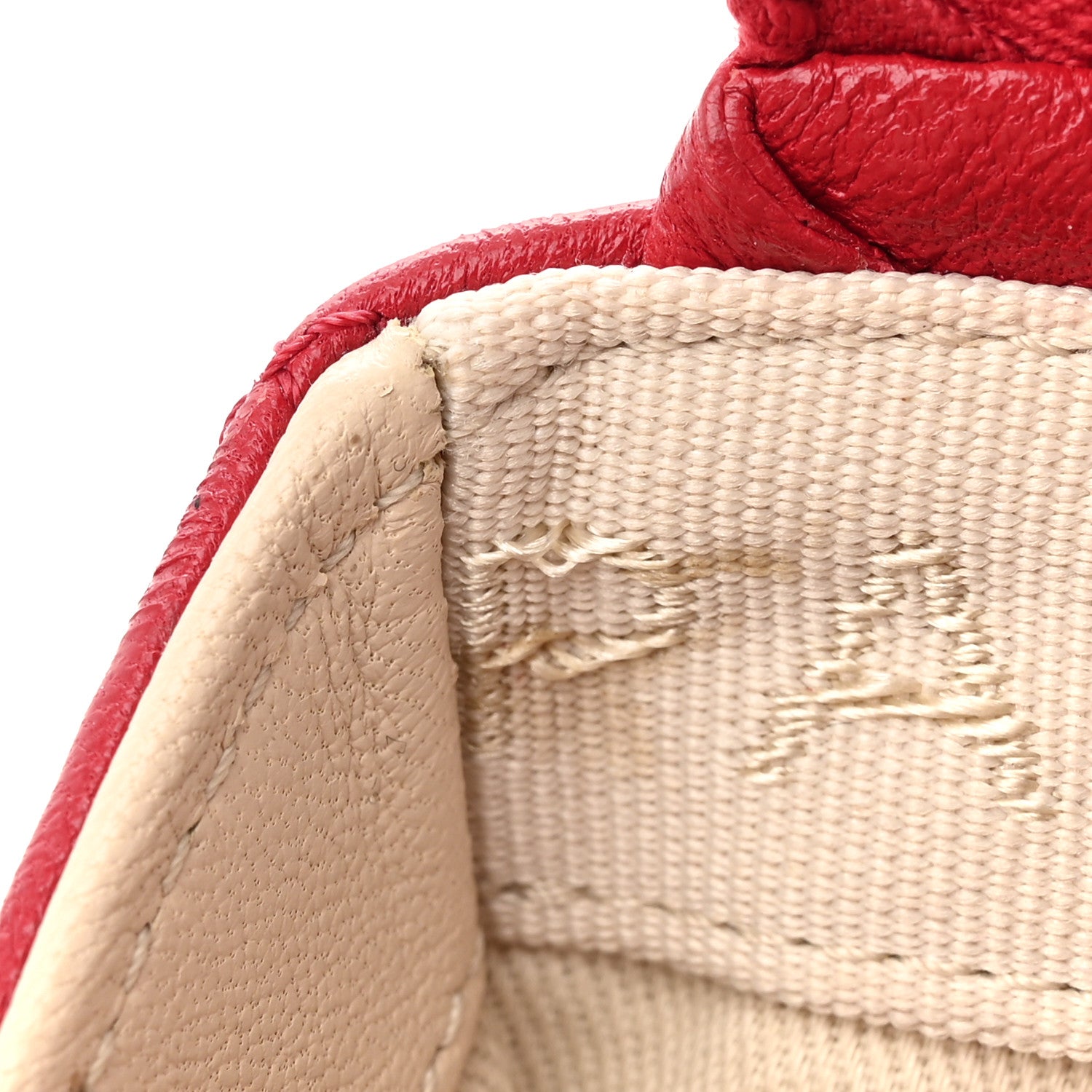 Chanel Shiny Sheepskin Quilted Small Shopping Tote Red 14 of 20