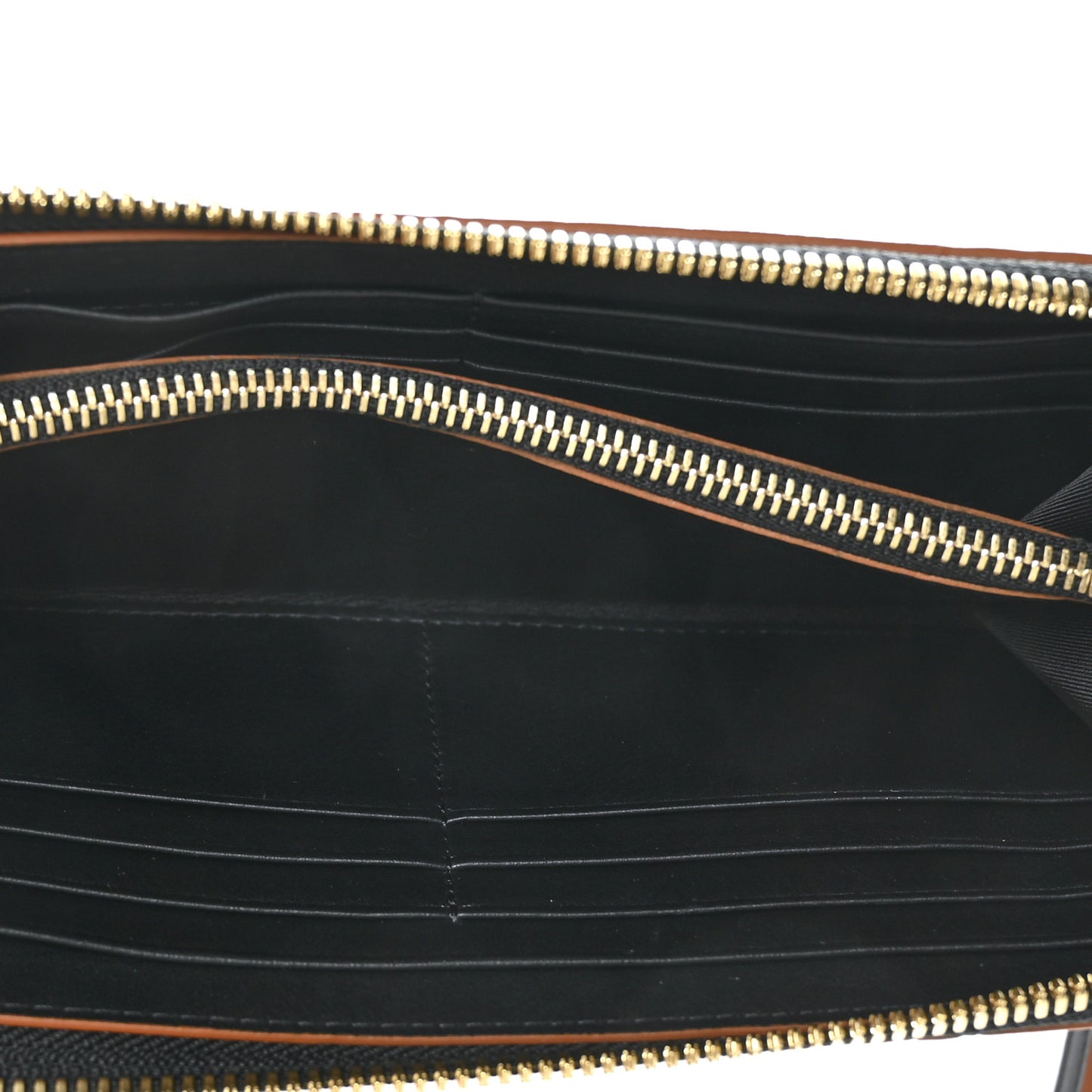 Calfskin Ottomar Monogram Large Aren Zip Wallet Black