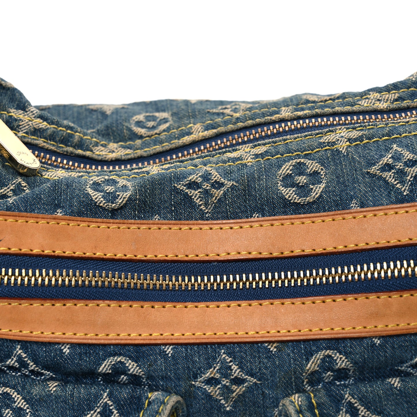 Monogram Denim Baggy PM Blue