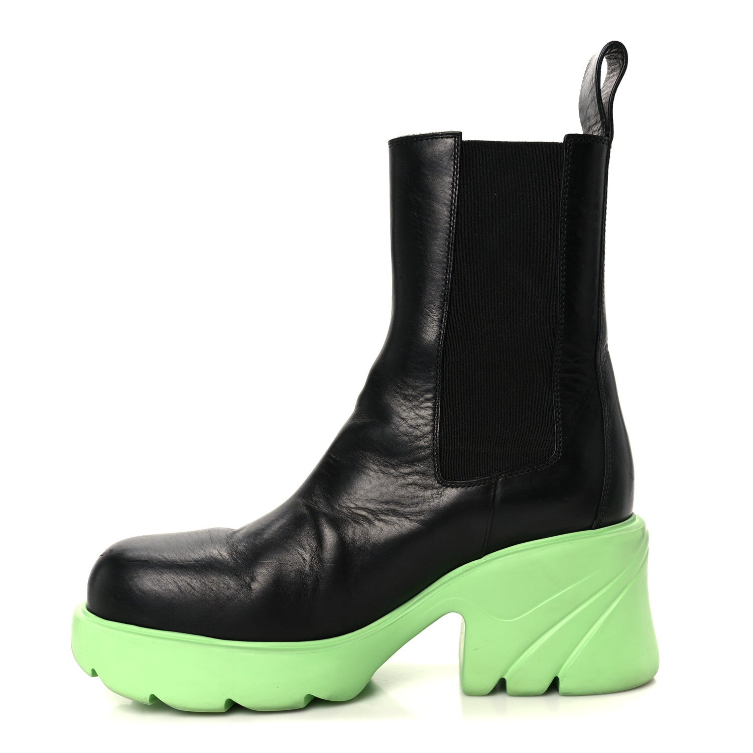 Bottega Veneta Calfskin The Flash Chelsea Boots 39 Pistachio