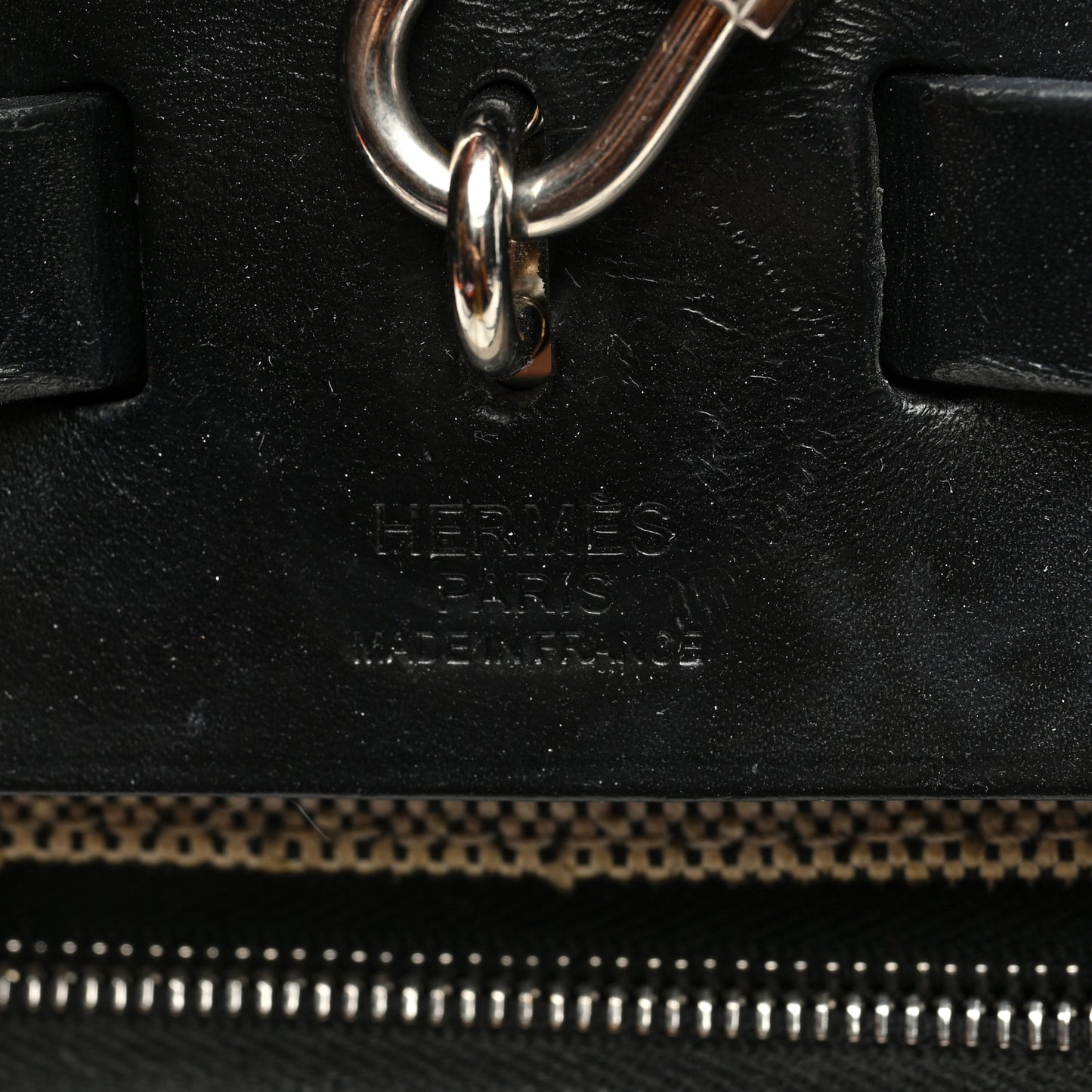 Toile H Berline Vache Hunter Herbag Zip PM 31 Black Ecru